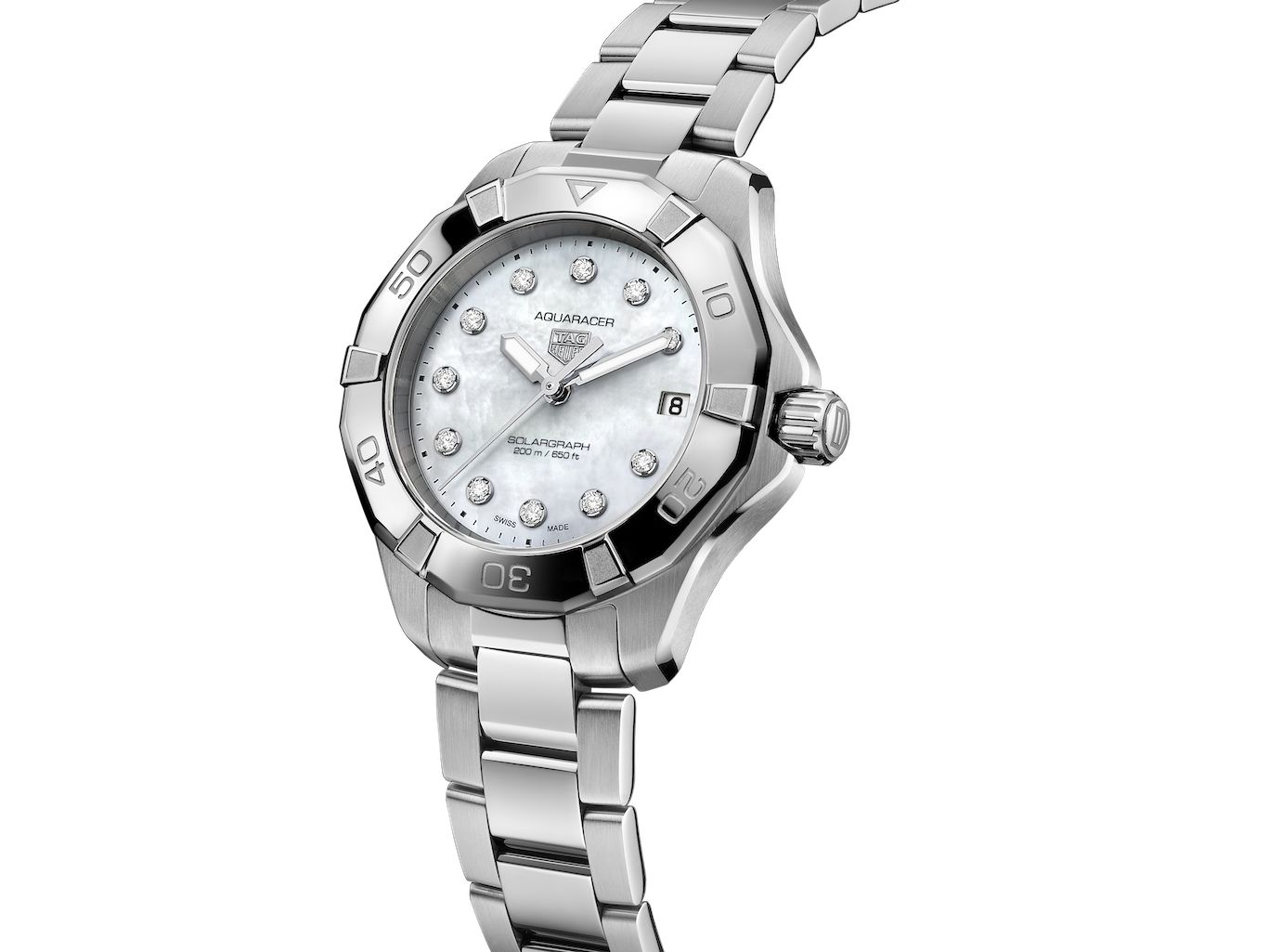 TAG Heuer Aquaracer Professional 200 Solargraph WBP1313 1 Watches World TAG Heuer Aquaracer Professional 200 Solargraph WBP1313 1