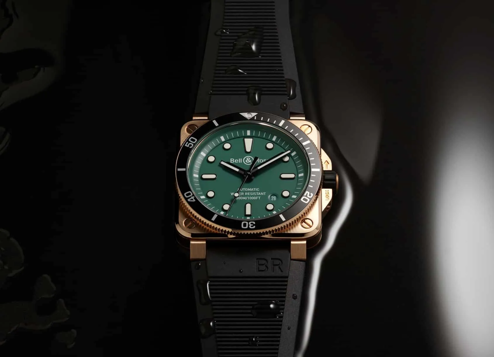 Bell & Ross BR 03-92 Diver Black & Green Bronze