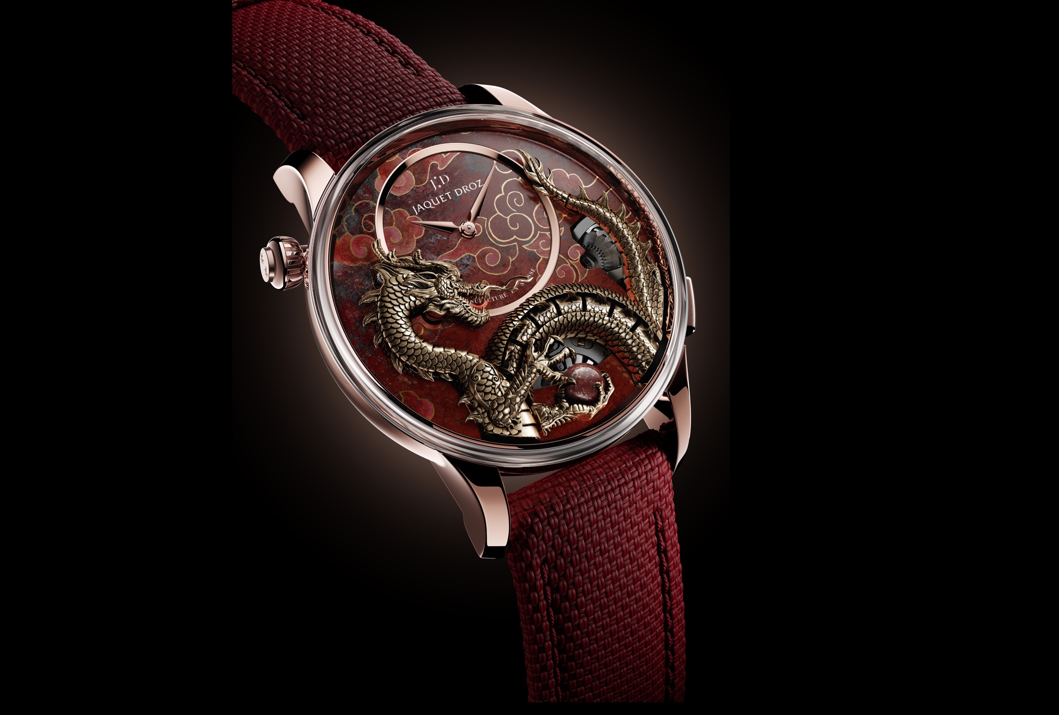 Jaquet Droz Imperial Dragon Automaton Red Gold