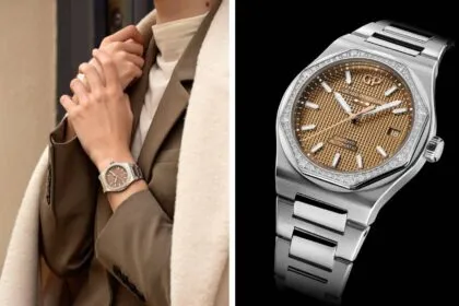 Girard-Perregaux Laureato 38 mm Copper Diamond Bezel, la belleza del contraste
