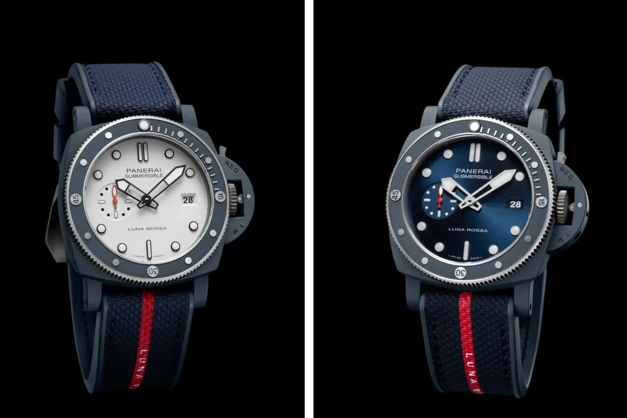 Panerai presenta dos Submersible QuarantaQuattro Luna Rossa Ti-Ceramitech