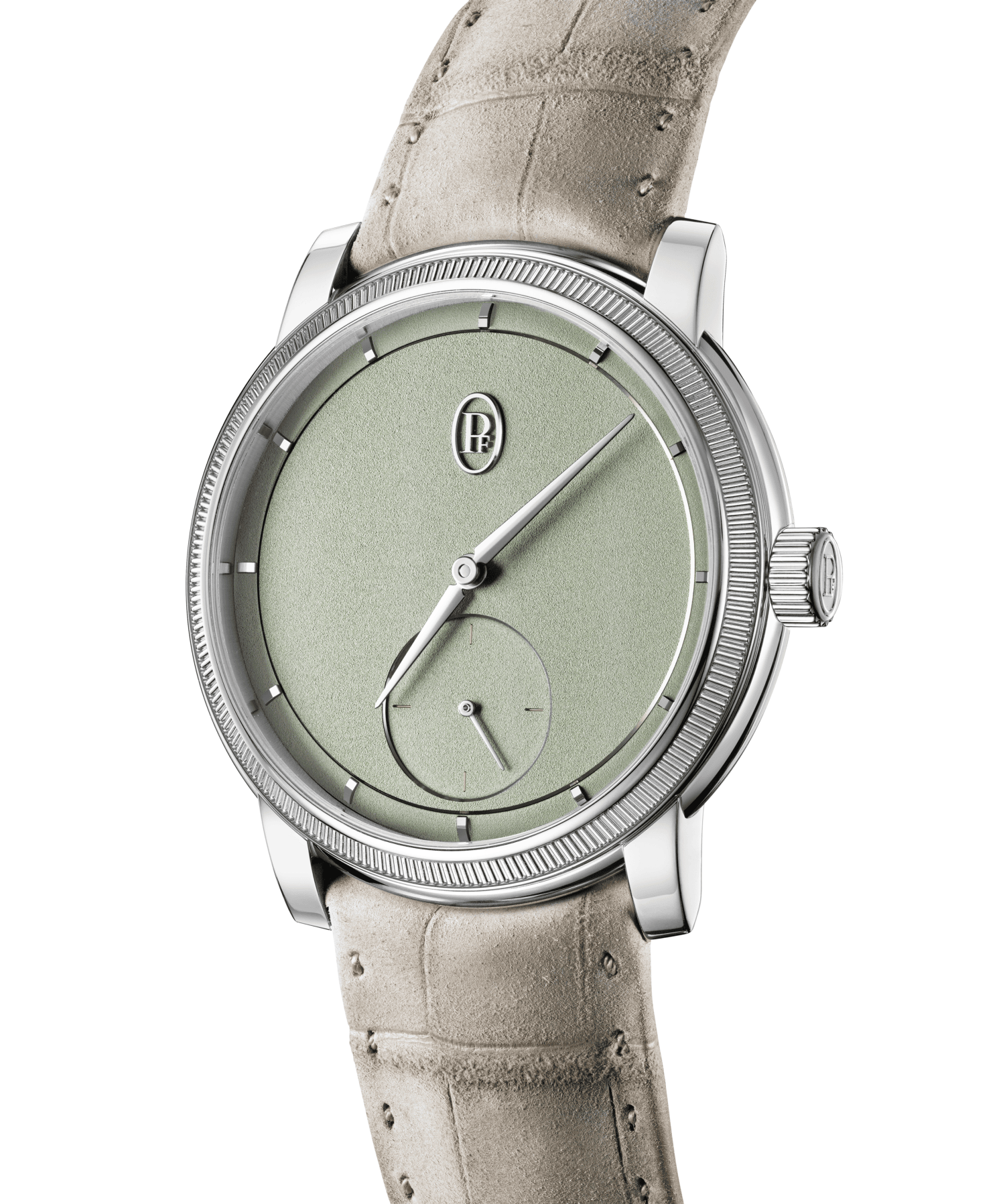 ParmigianiFleurierToricPetiteSecondePlatinumGreyCeladon Watches World