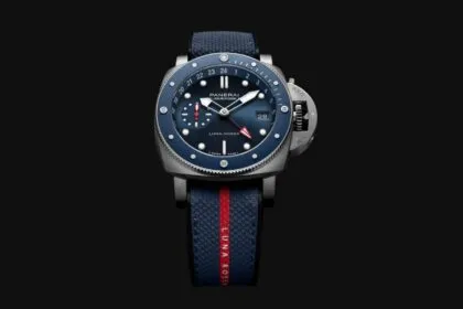 Panerai Submersible GMT Luna Rossa Titanio incorpora el nuevo Super-LumiNova® X2