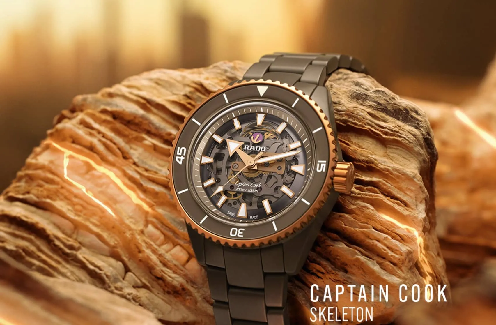 Rado Captain Cook High-Tech Skeleton Ceramic