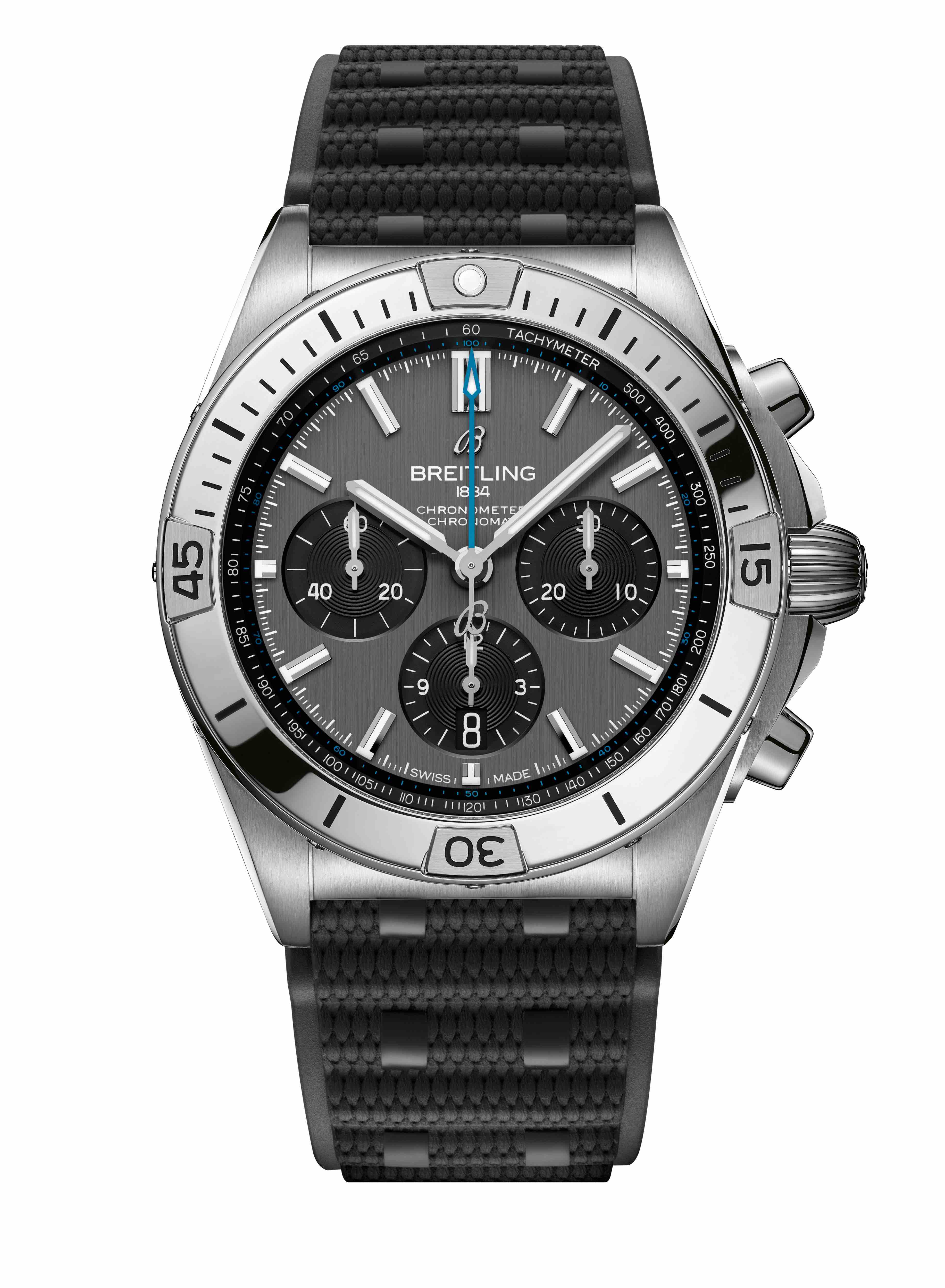 201AB0134101C1A1CHRONOMATB0142STEELBLUESOLDIERcmjn no reflection25320080420tif Watches World