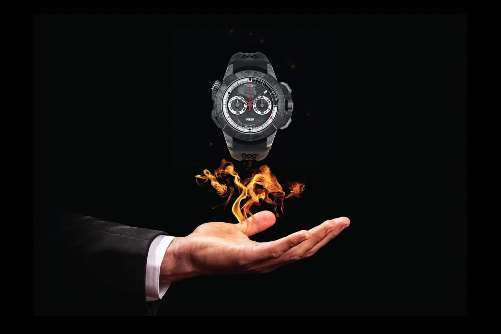 Jacob & Co Epic X Chrono 47 mm Carbon Forged Poker Limited Edition #52