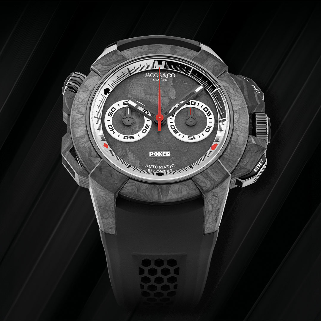 Jacob & Co Epic X Chrono 47 mm Carbon Forged Poker Limited Edition #52