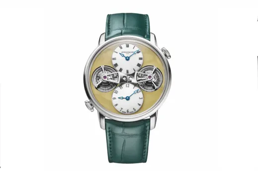 Arnold & Son Double Tourbillon White Gold Amber Edition