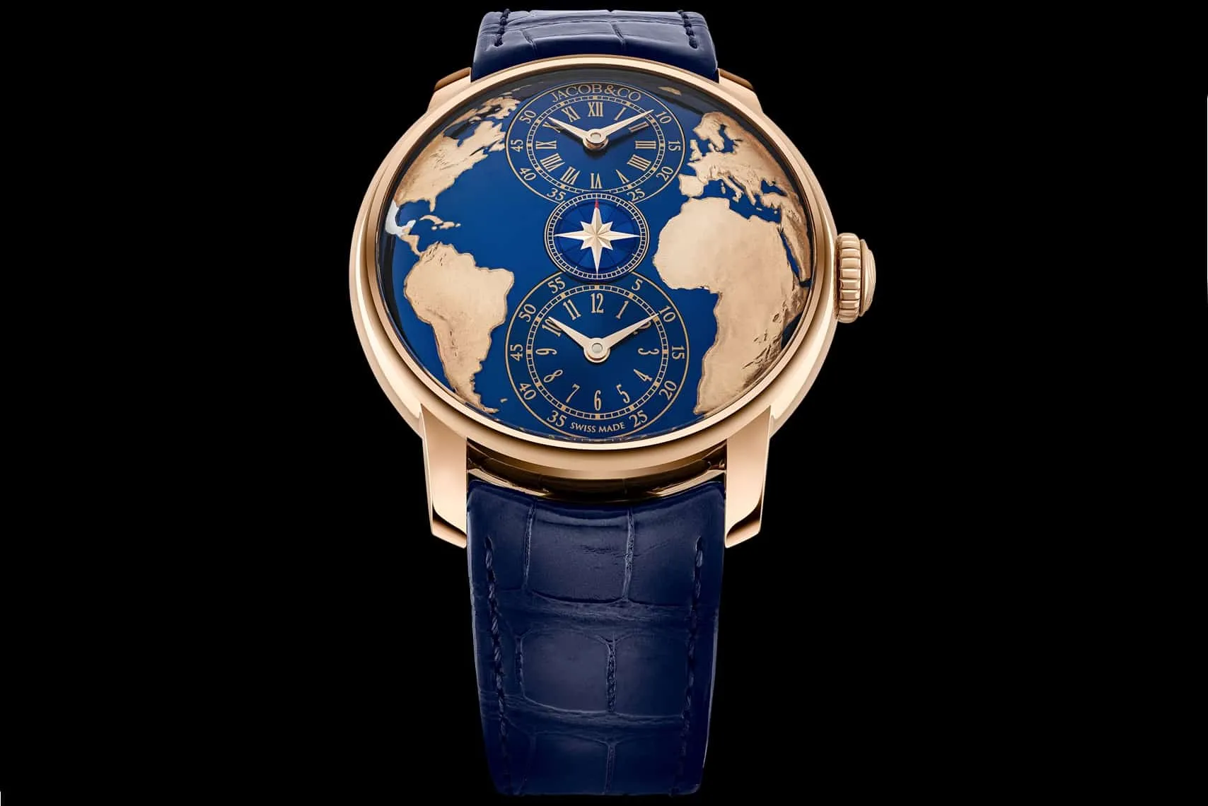 Jacob & Co Mexico Rules The World Dual Time Zone