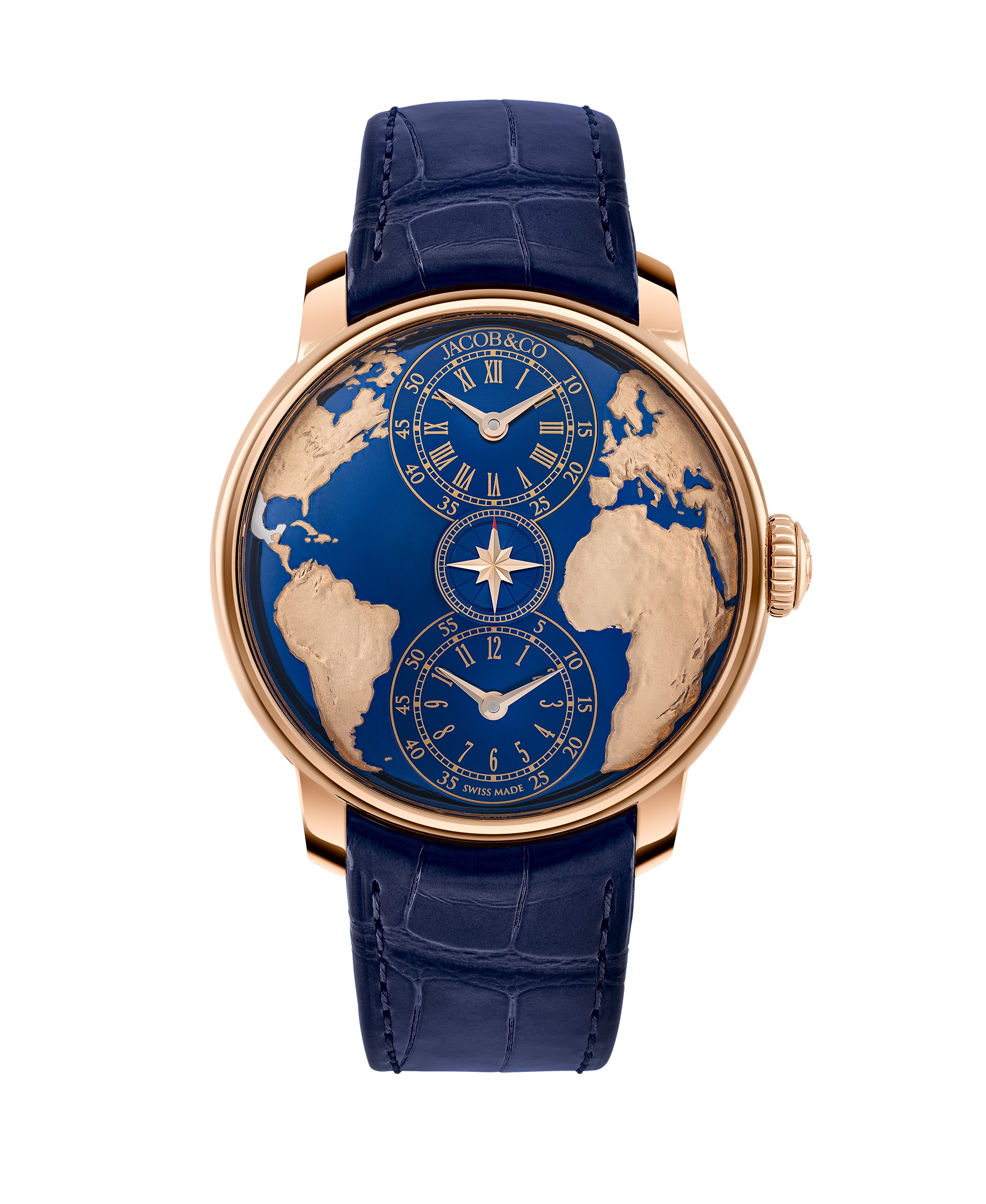 Jacob & Co Mexico Rules The World Dual Time Zone