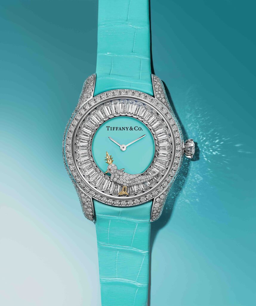 39 mm Bird on a Rock Tiffany Blue