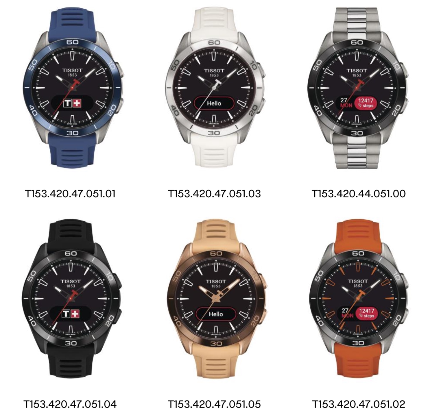 Modelos Tissot T-Touch Connect Sport