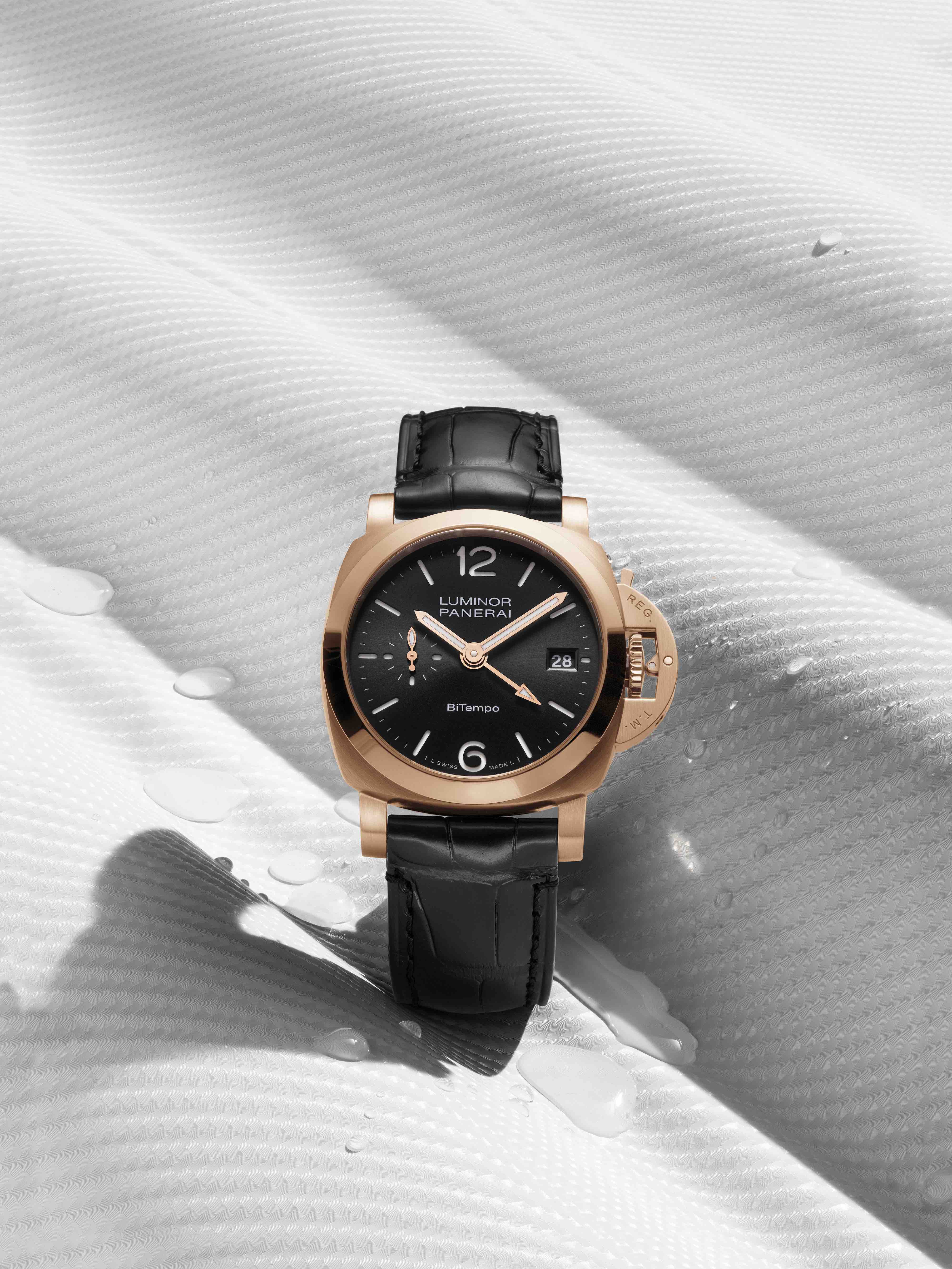 Panerai Luminor Quaranta BiTempo Goldtech