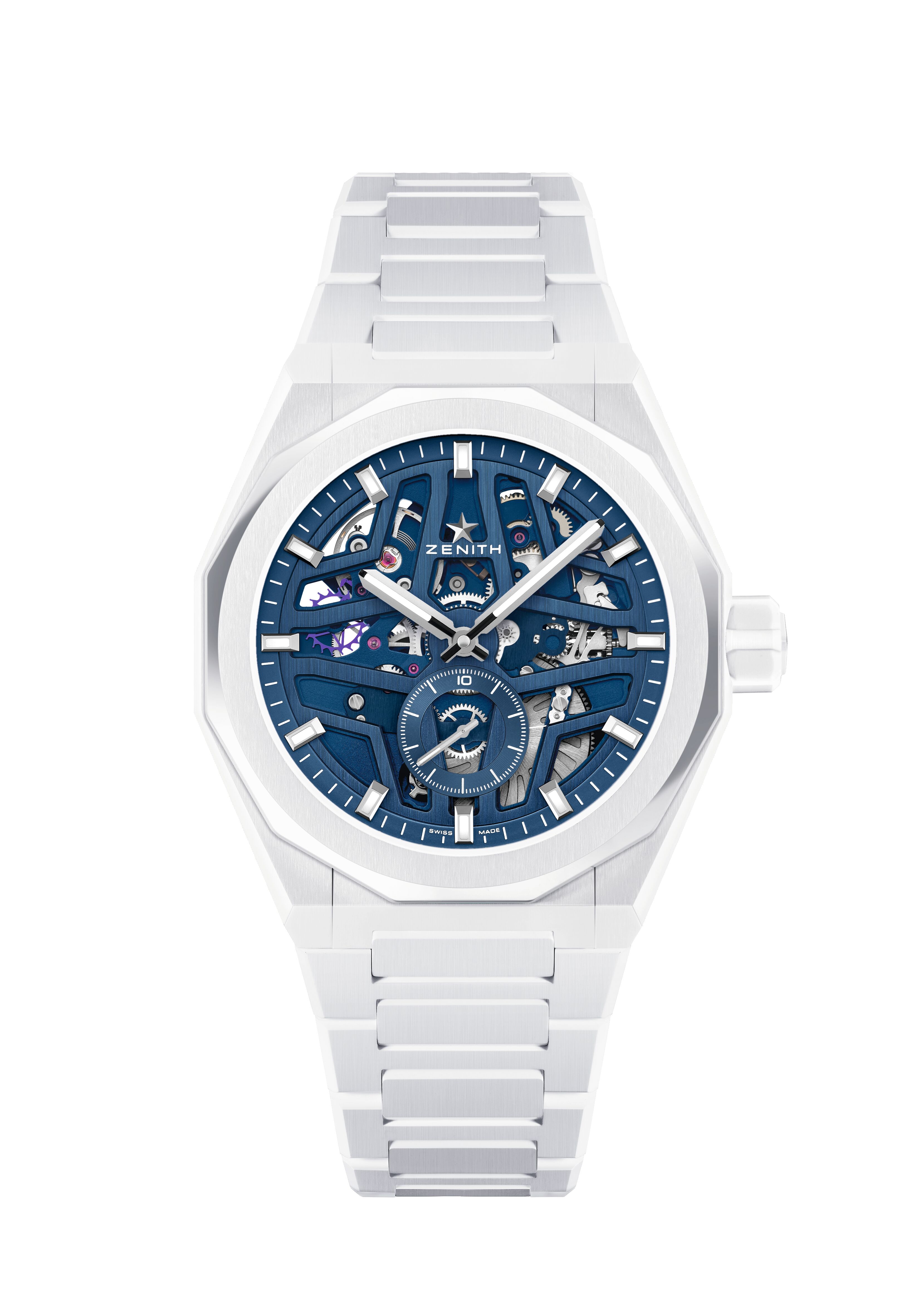 ZenithDefySkylineWhiteCeramicSkeleton4 Watches World