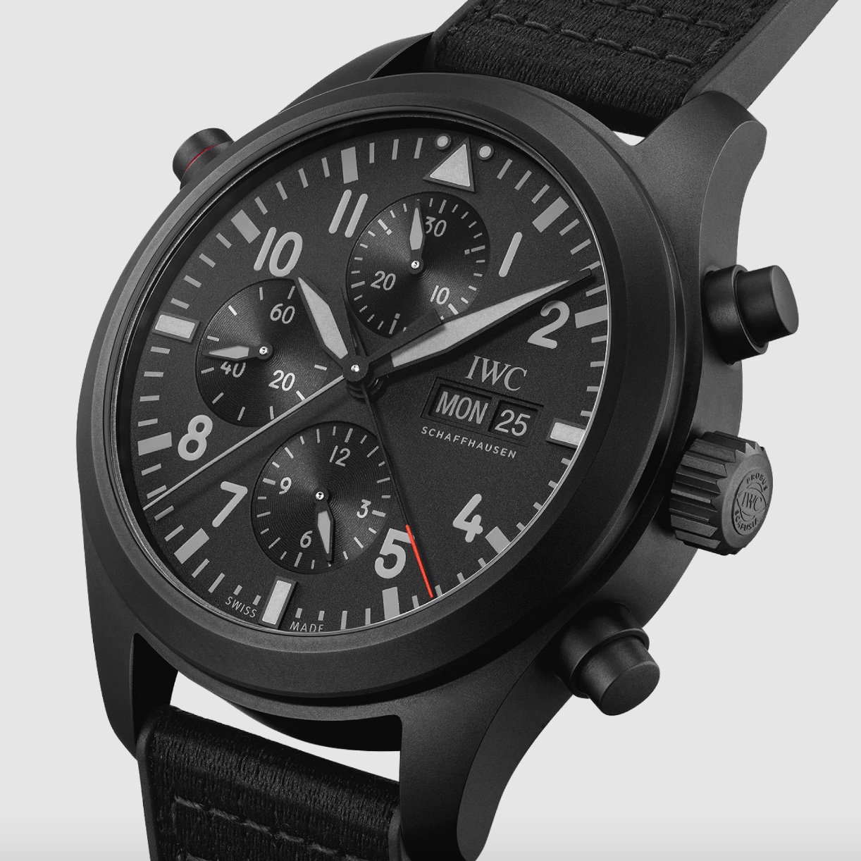 IWC Schaffhausen Pilot’s Watch Double Chronograph Top Gun Ceratanium