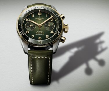 Longines Spirit Flyback Oro Carátula Verde