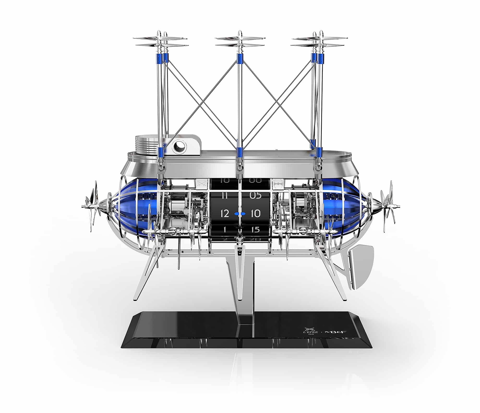 MBandFLEpeeCoCreationAlbatrossBlueLres Watches World LEpée 1839 X MBF Albatross