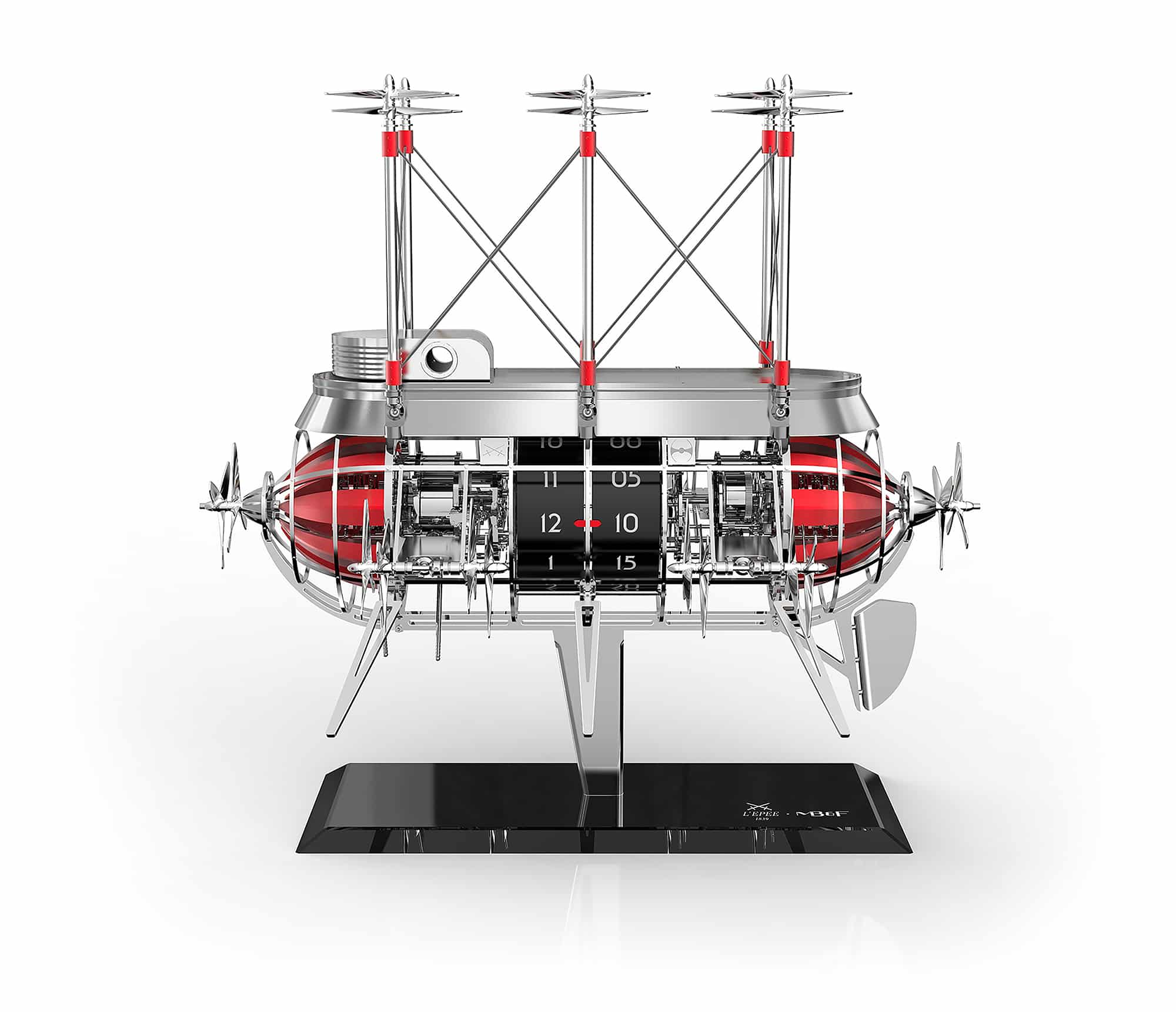 MBandFLEpeeCoCreationAlbatrossRedLres Watches World LEpée 1839 X MBF Albatross