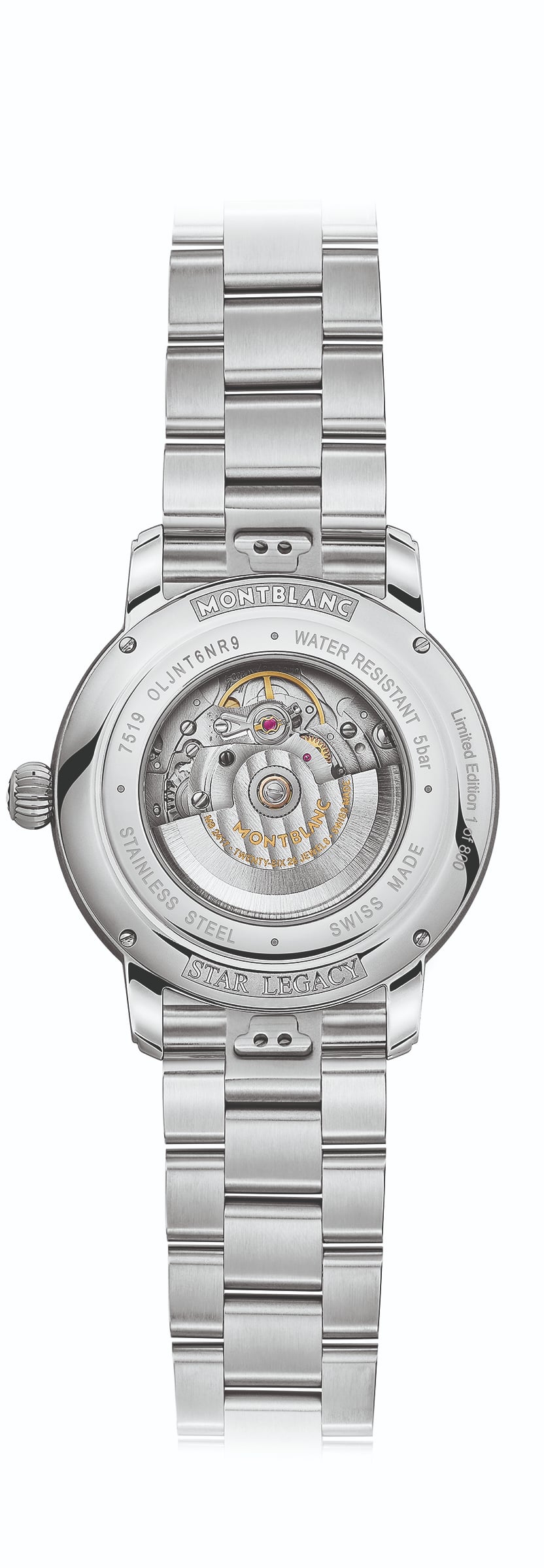 Montblanc Star Legacy Automatic Date LE800 Green Exploding Star steel Watches World Montblanc Star Legacy Automatic Date LE800 Green Exploding Star