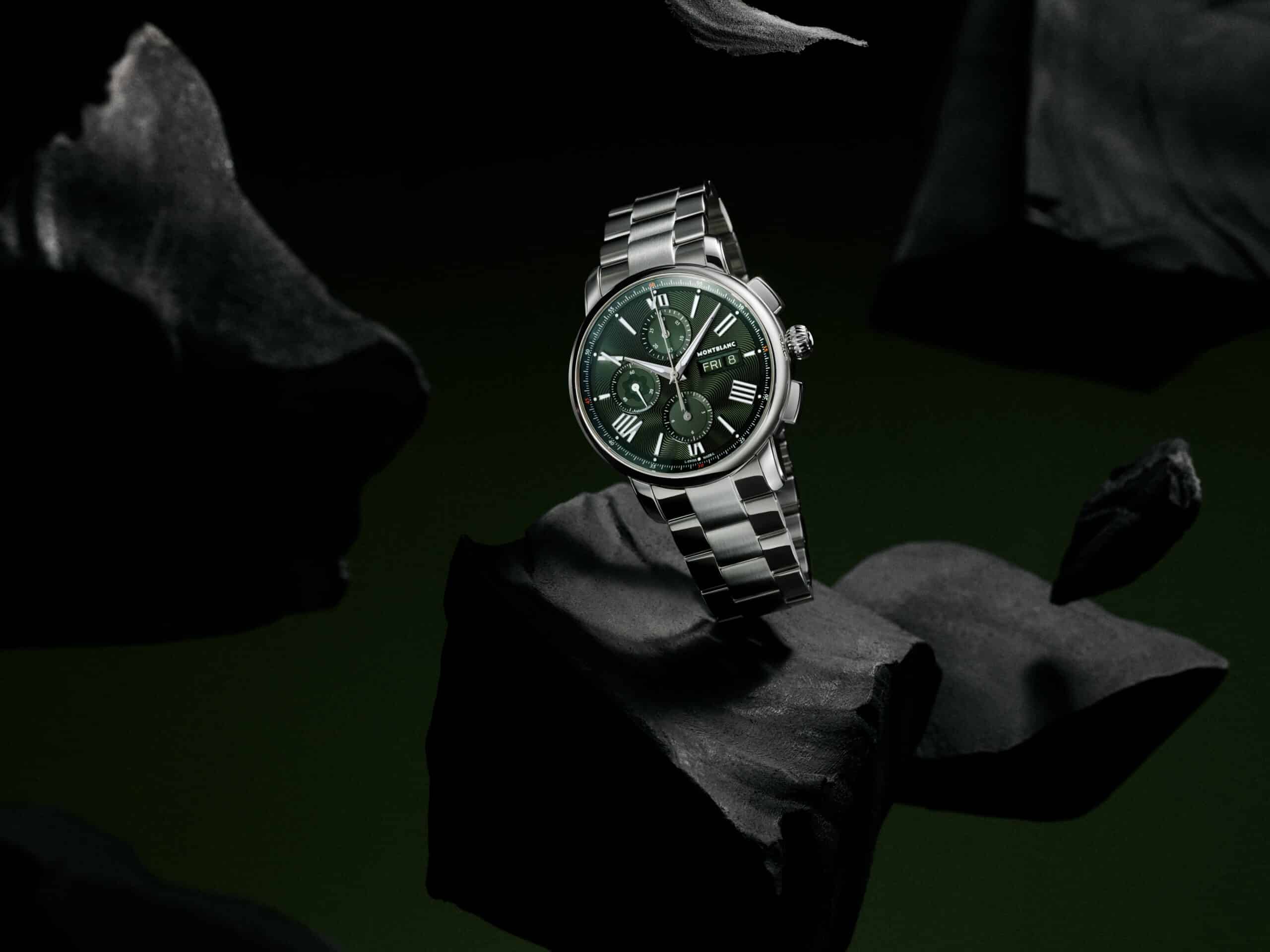 Montblanc Star Legacy Chrono DayNight Leather steel 2 Watches World Montblanc Star Legacy Chrono DayNight