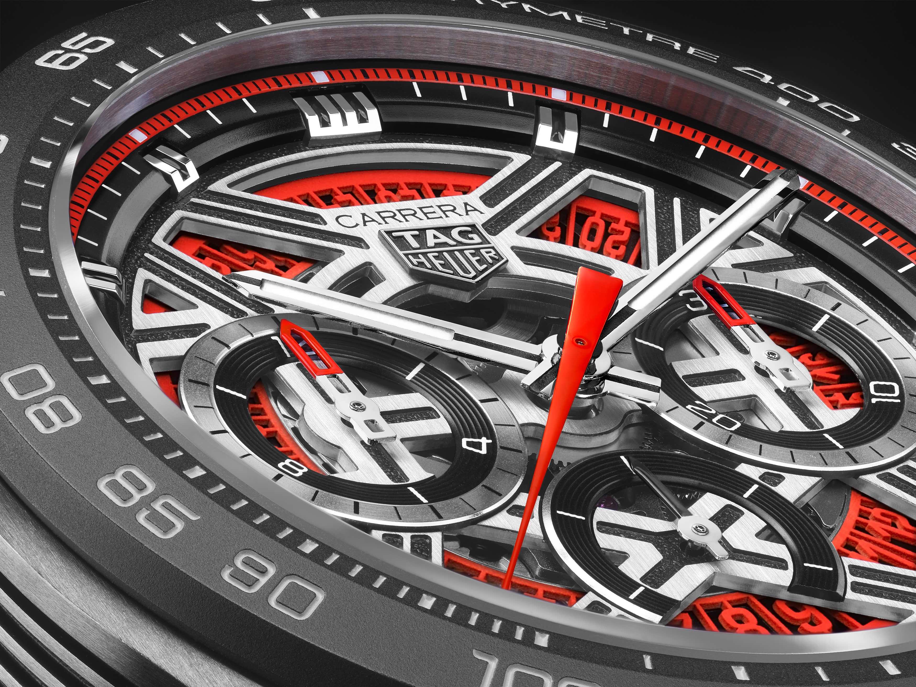 Acercamiento de TAG Heuer Carrera Extreme Sport 