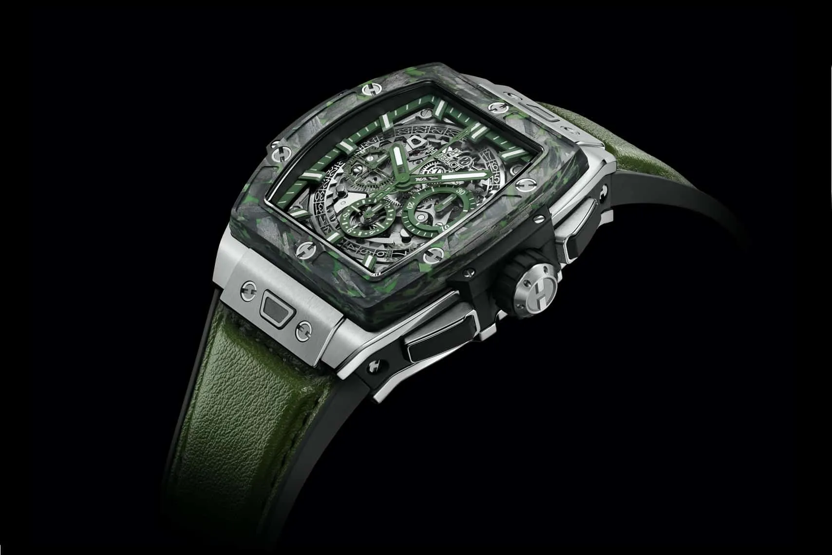Hublot Spirit of Big Bang Titanium Green Carbon Mexico