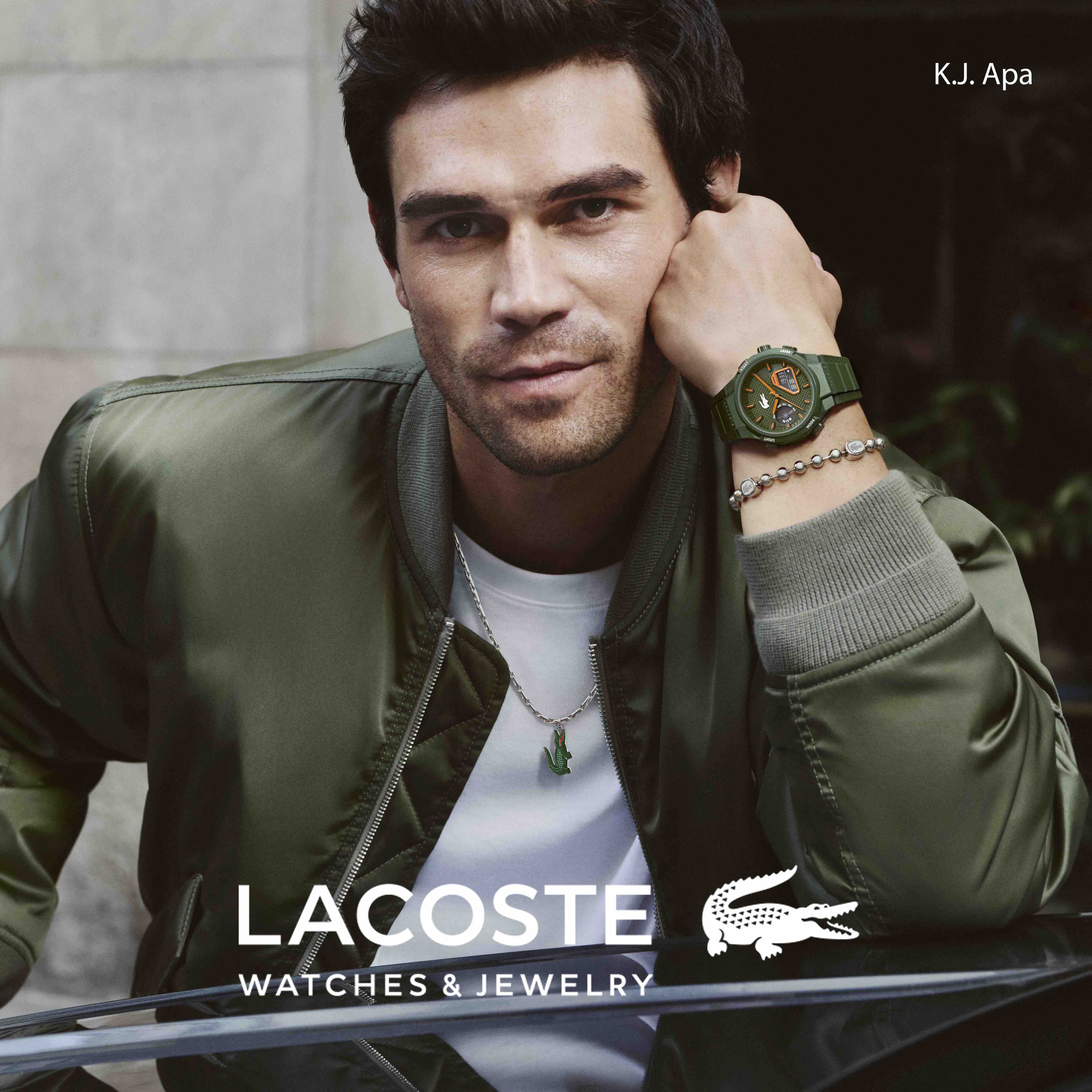 K.J. Apa, embajador de Lacoste Watches 