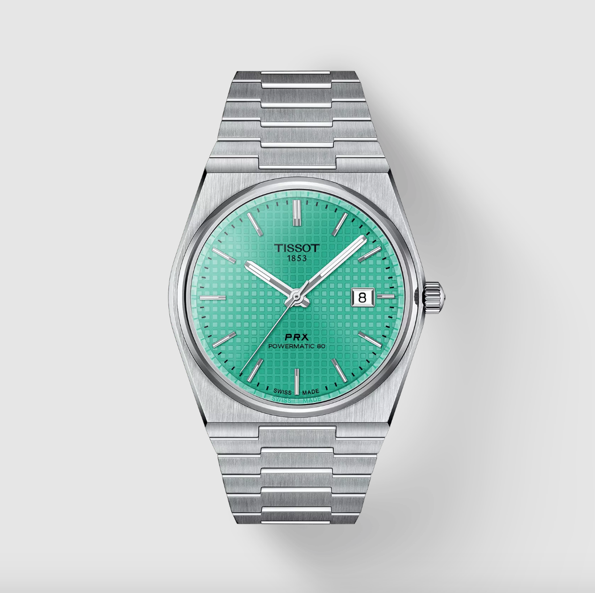 Tissot PRX en color menta porta el Powermatic 80