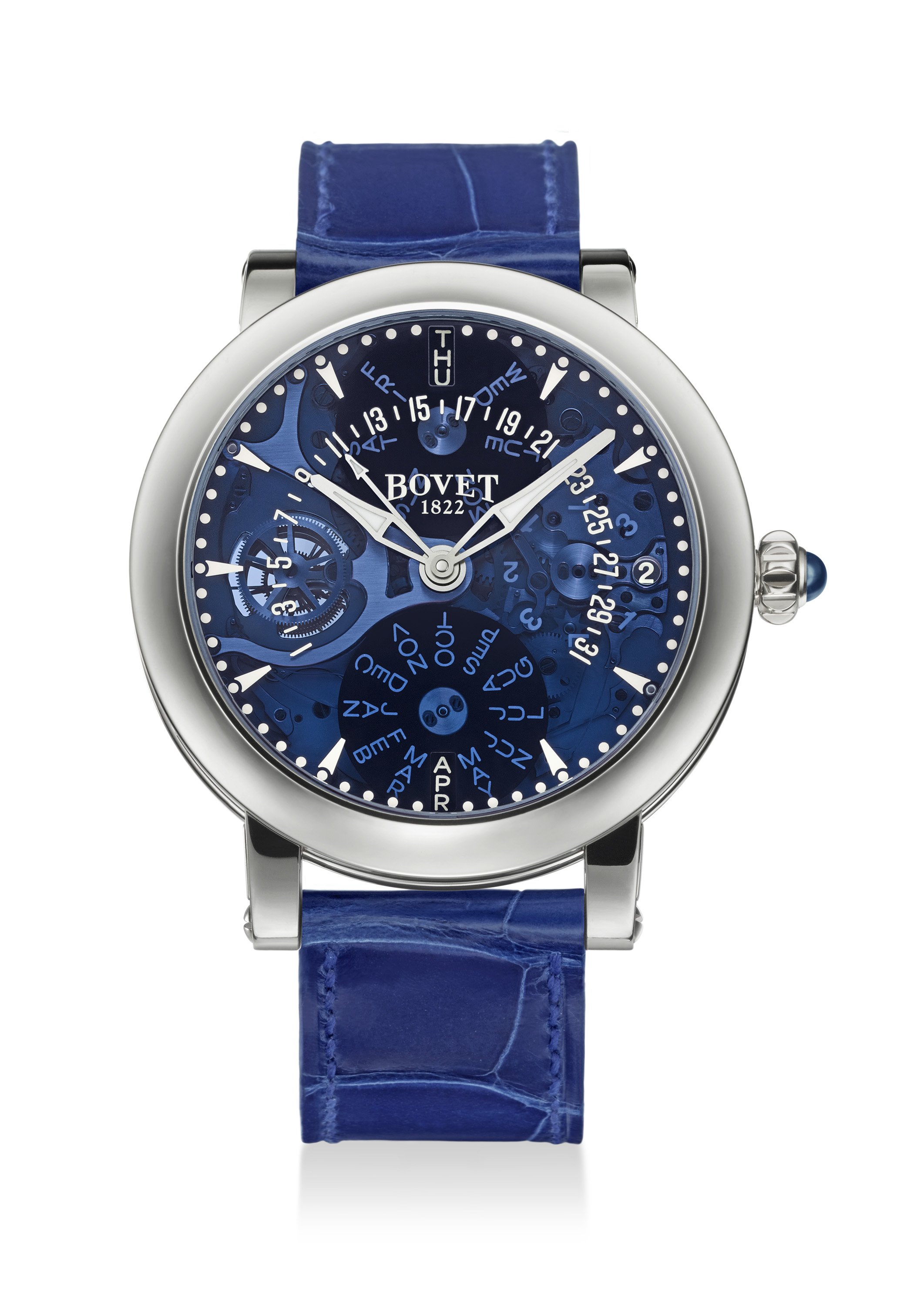 BOVETRecital 21Blue Sapphire Dial Titanium Watches World