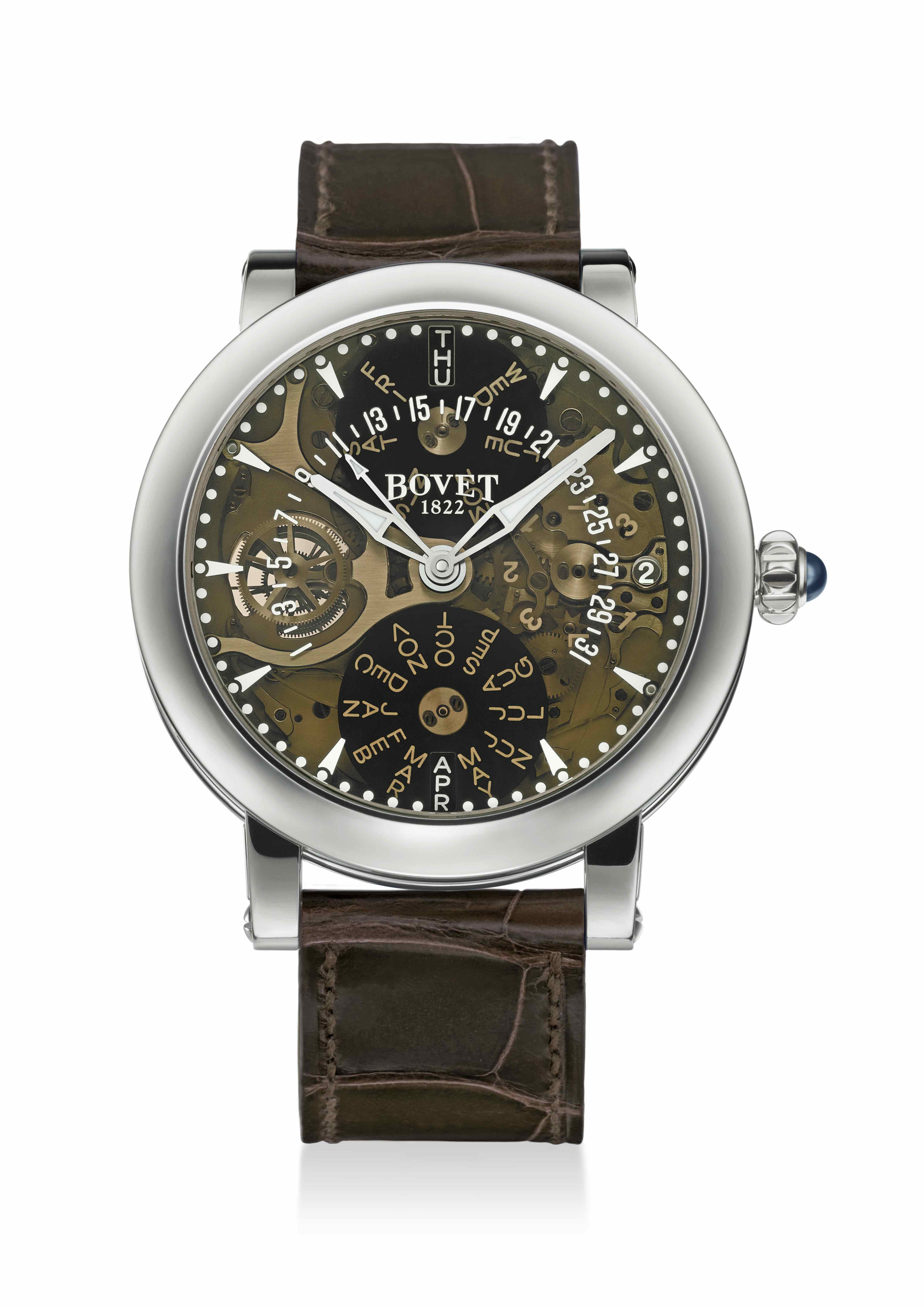 BOVETRecital21BrownSapphireDialTitanium Watches World
