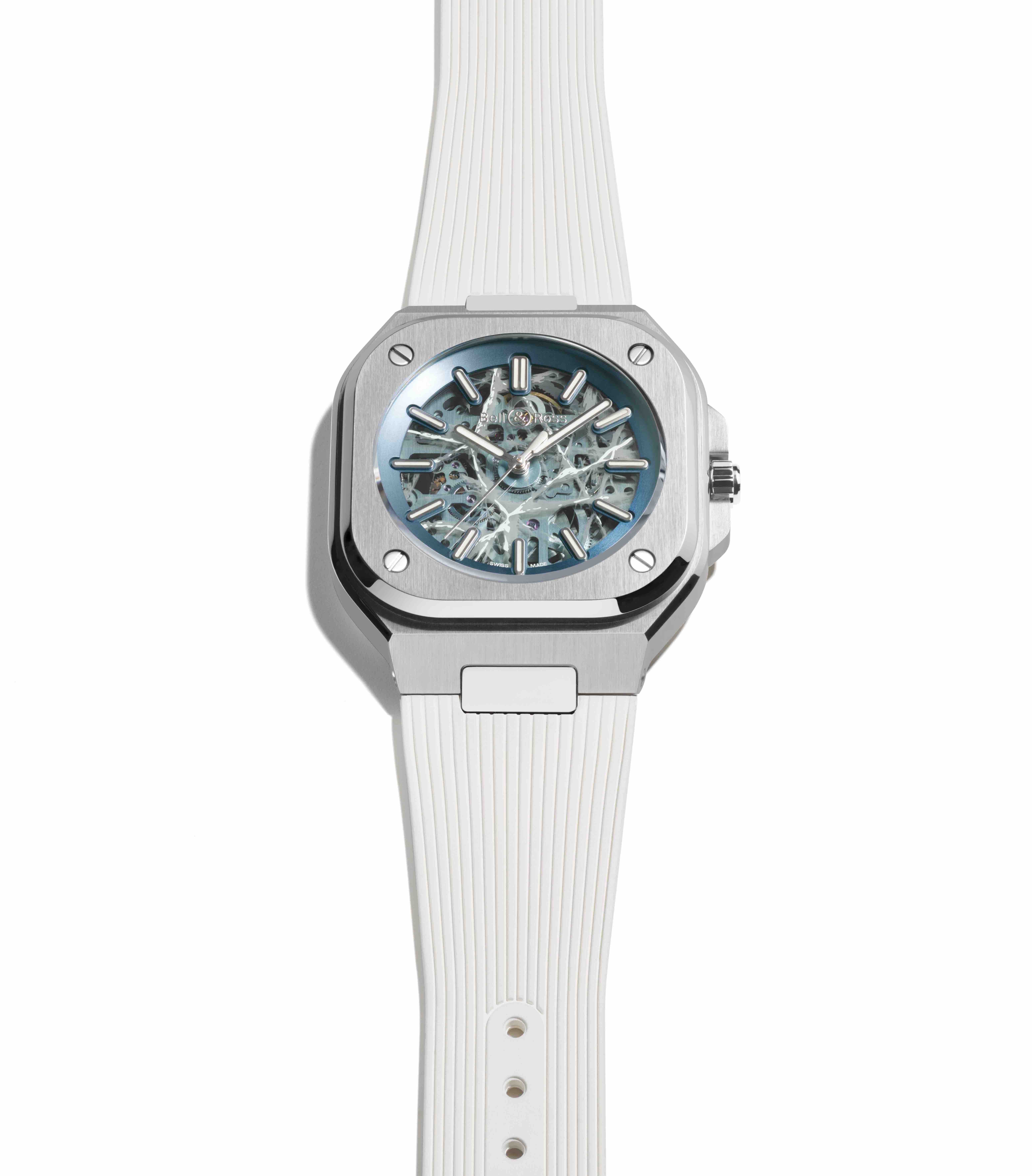 Bell Ross BR05 Skeleton Arctic Blue2 Watches World Bell Ross BR 05 Skeleton Arctic Blue