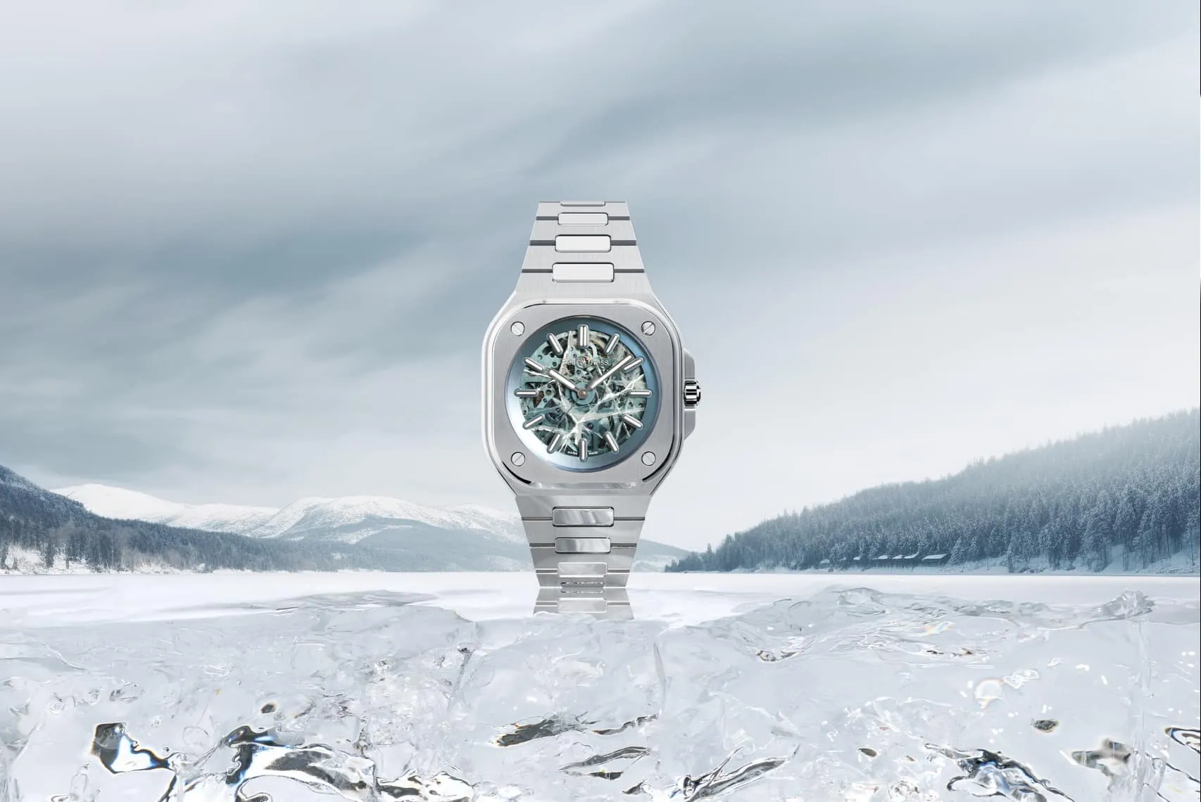 Bell & Ross BR-05 Skeleton Arctic Blue