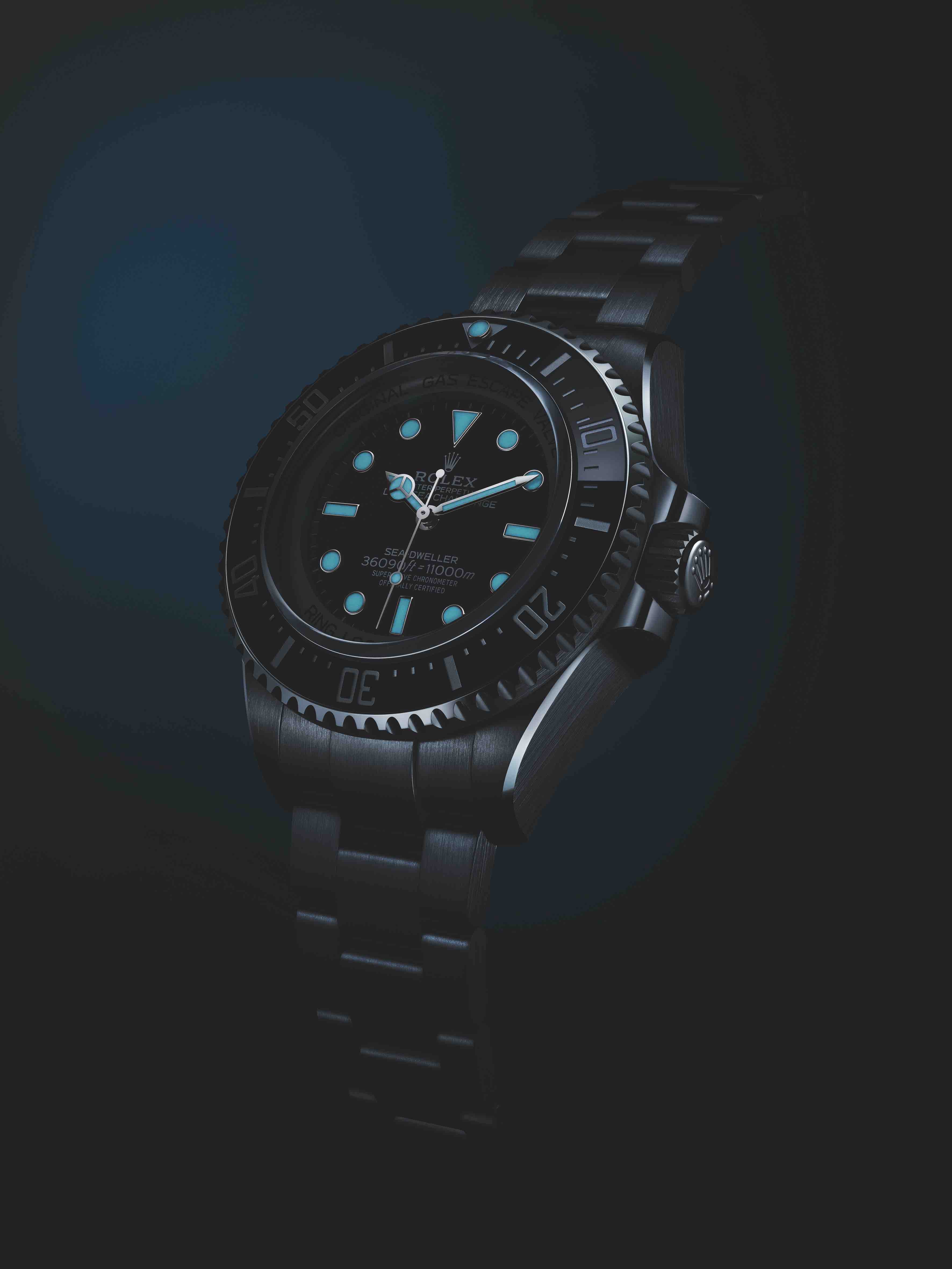 Rolex Chromalight en el Deepsea Challenge