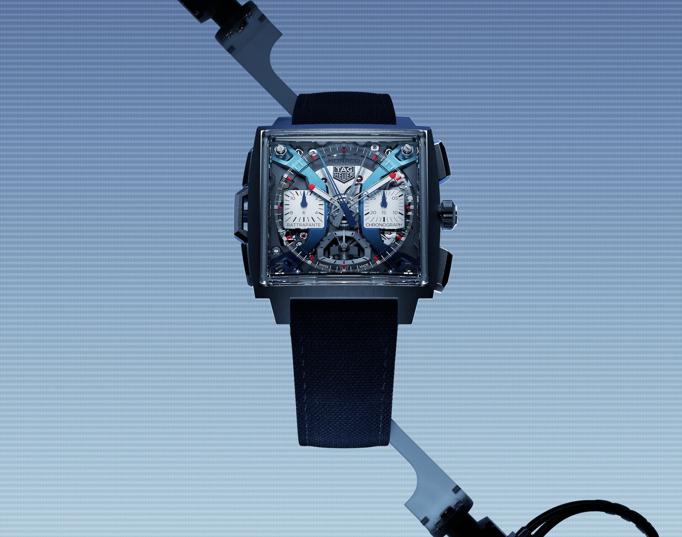 TAG Heuer Monaco Split-Seconds Chronograph en azul