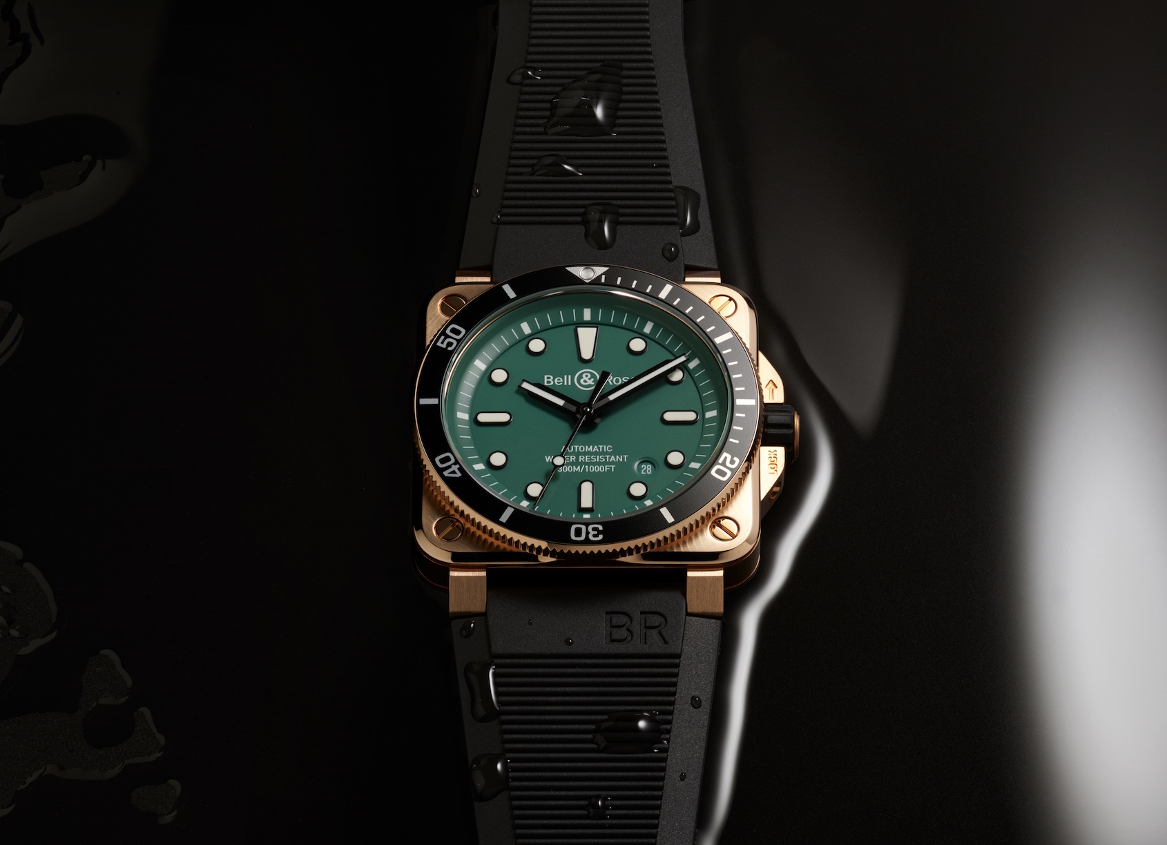 Bell & Ross BR 03-92 Diver Black & Green Bronze