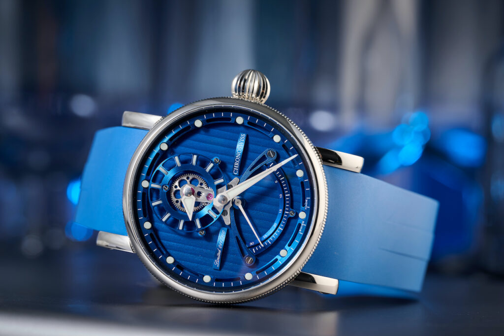 Chronoswiss ReSec Vertical Blue
Photo: Lucas Vuitel