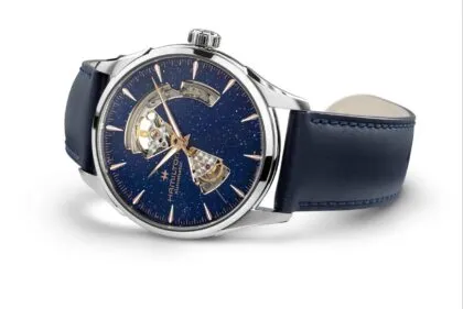 Hamilton Jazzmaster Open Heart Midnight Blue