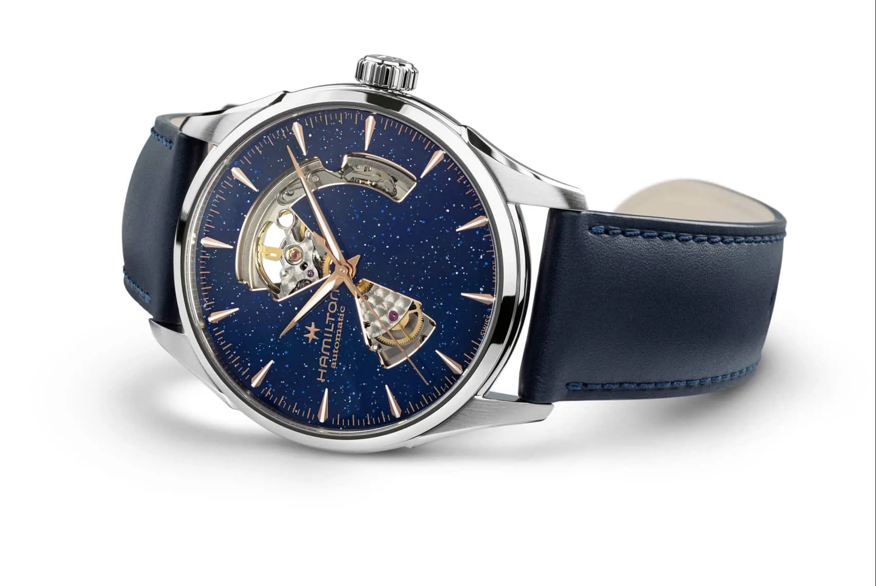 Hamilton Jazzmaster Open Heart Midnight Blue