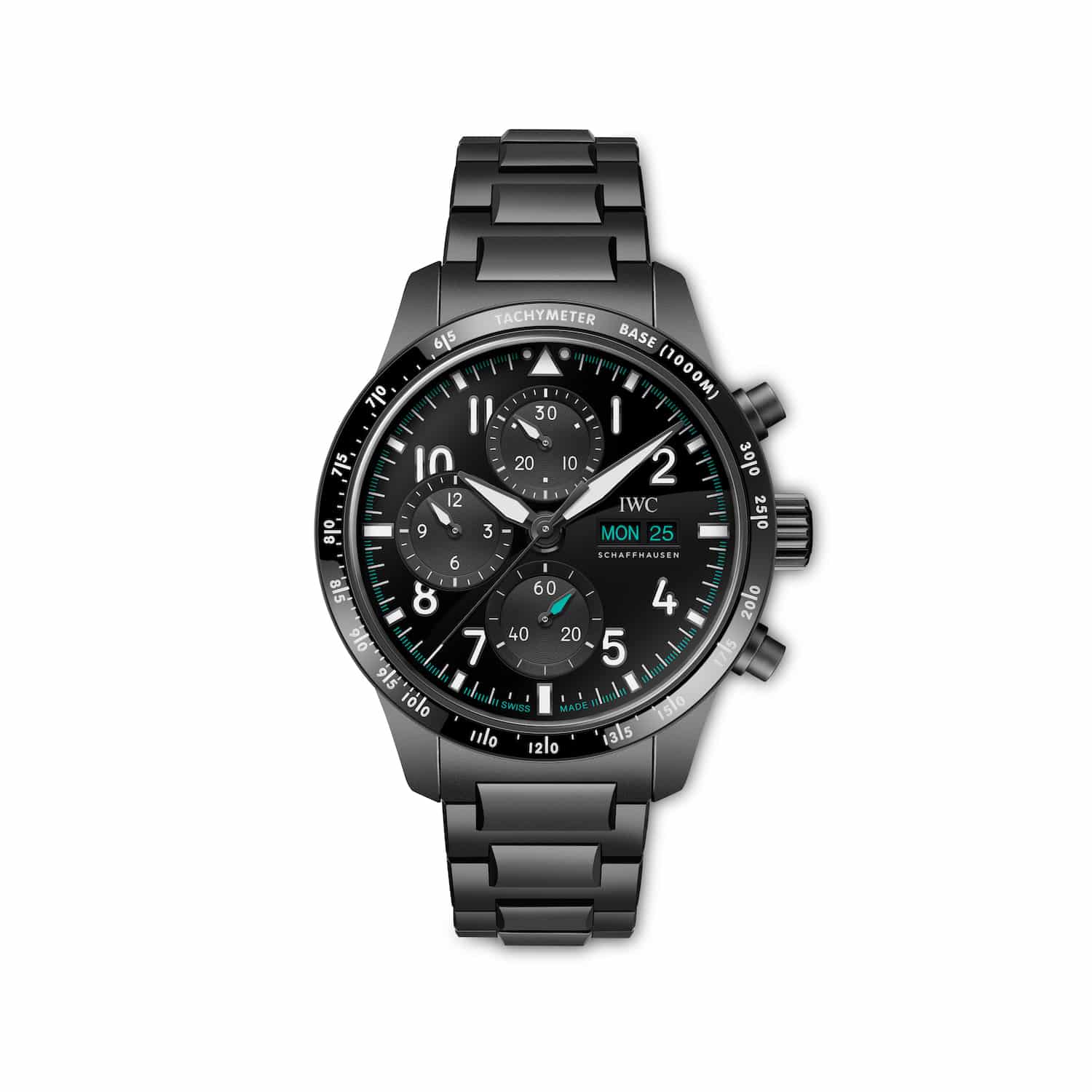 IWC Pilots Watch Performance Chronograph 41 MercedesAMG Petronas Formula One Team2 Watches World IWC Pilots Watch Performance Chronograph 41 Mercedes AMG Petronas Formula One Team con brazalete Ceratanium