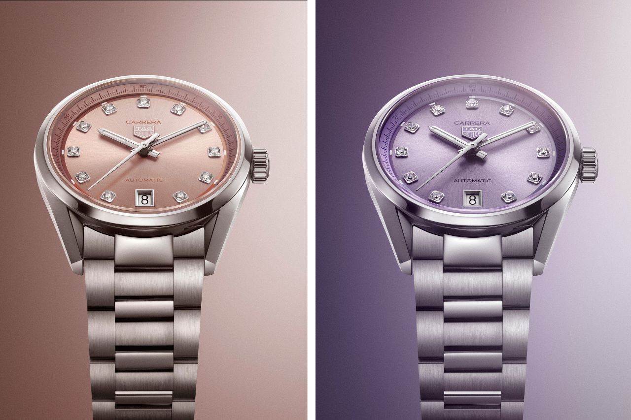 TAG Heuer Carrera Date en tonos pastel, un guiño a la feminidad moderna