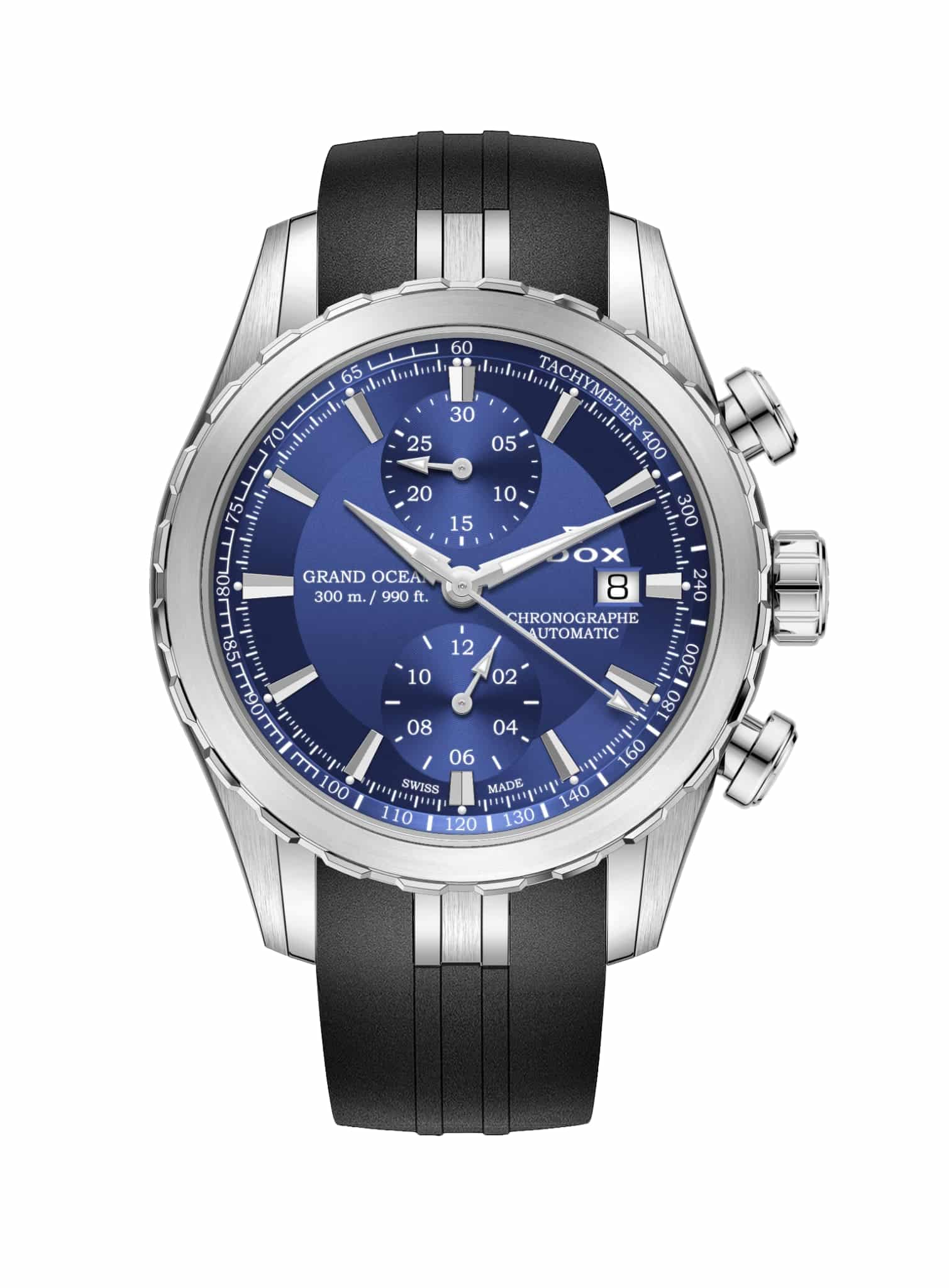 Edox Grand Ocean Chronograph Automatic 2 Watches World Edox Grand Ocean Chronograph Automatic