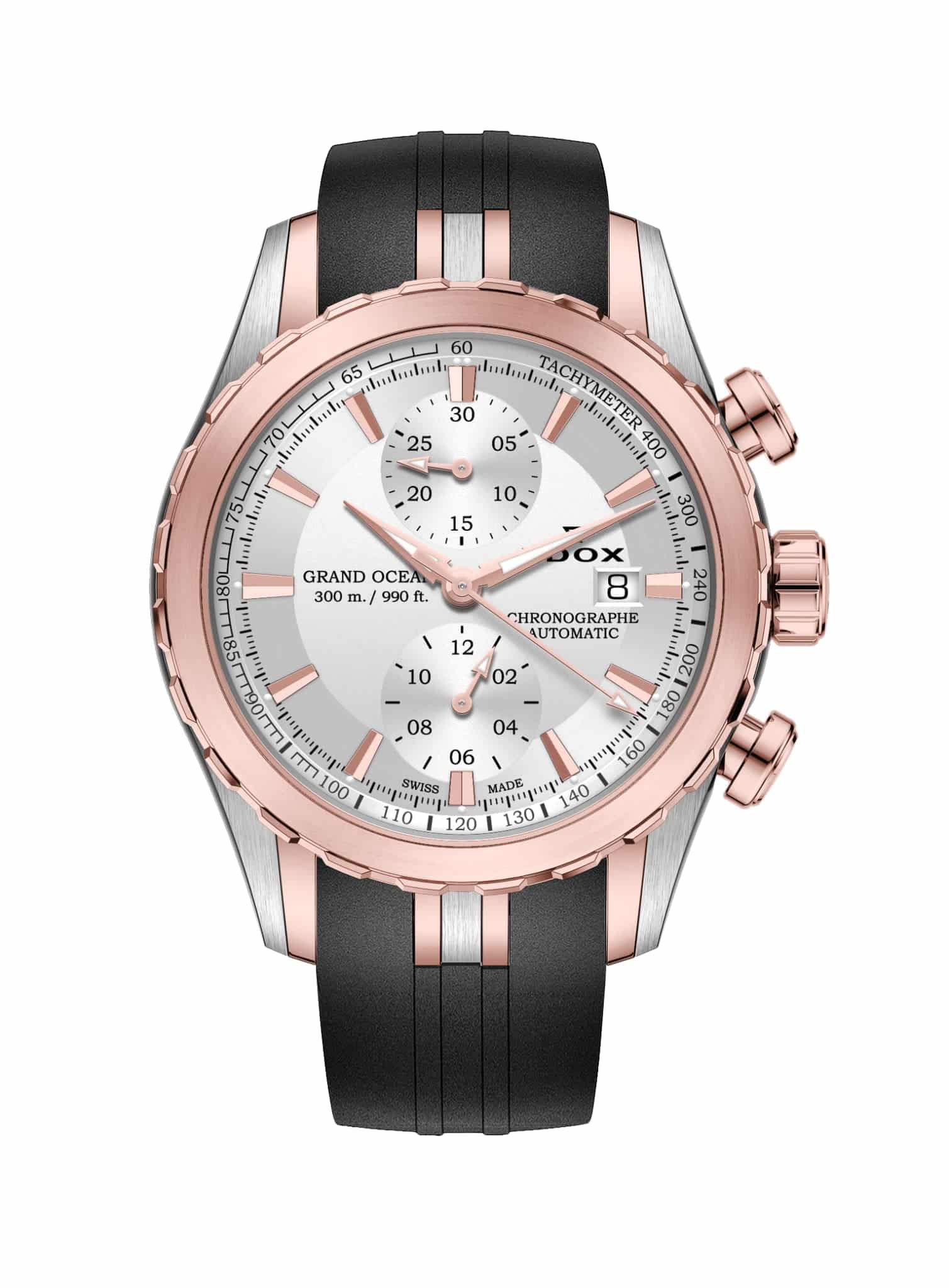 Edox Grand Ocean Chronograph Automatic 3 Watches World Edox Grand Ocean Chronograph Automatic