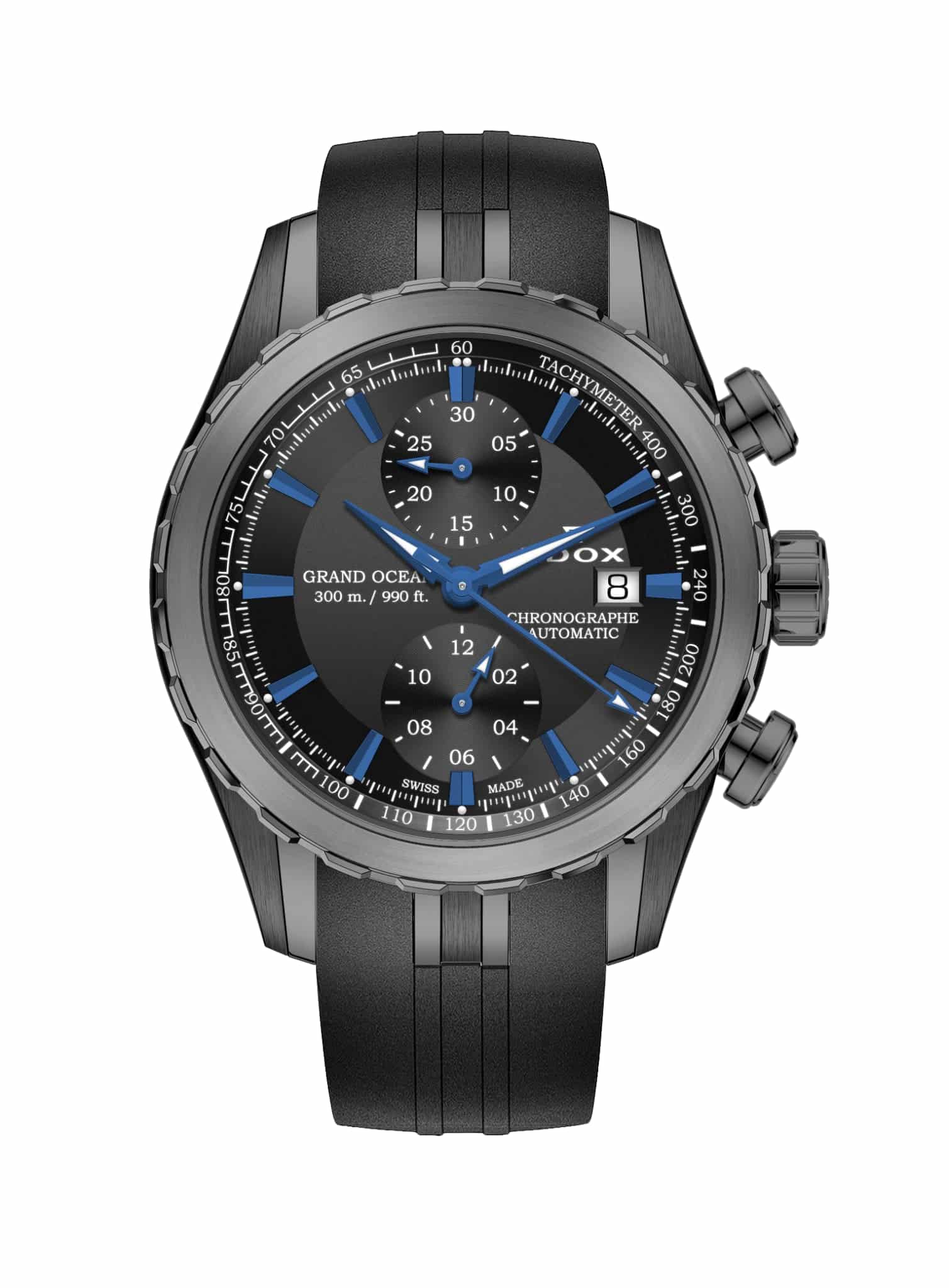 Edox Grand Ocean Chronograph Automatic Watches World Edox Grand Ocean Chronograph Automatic