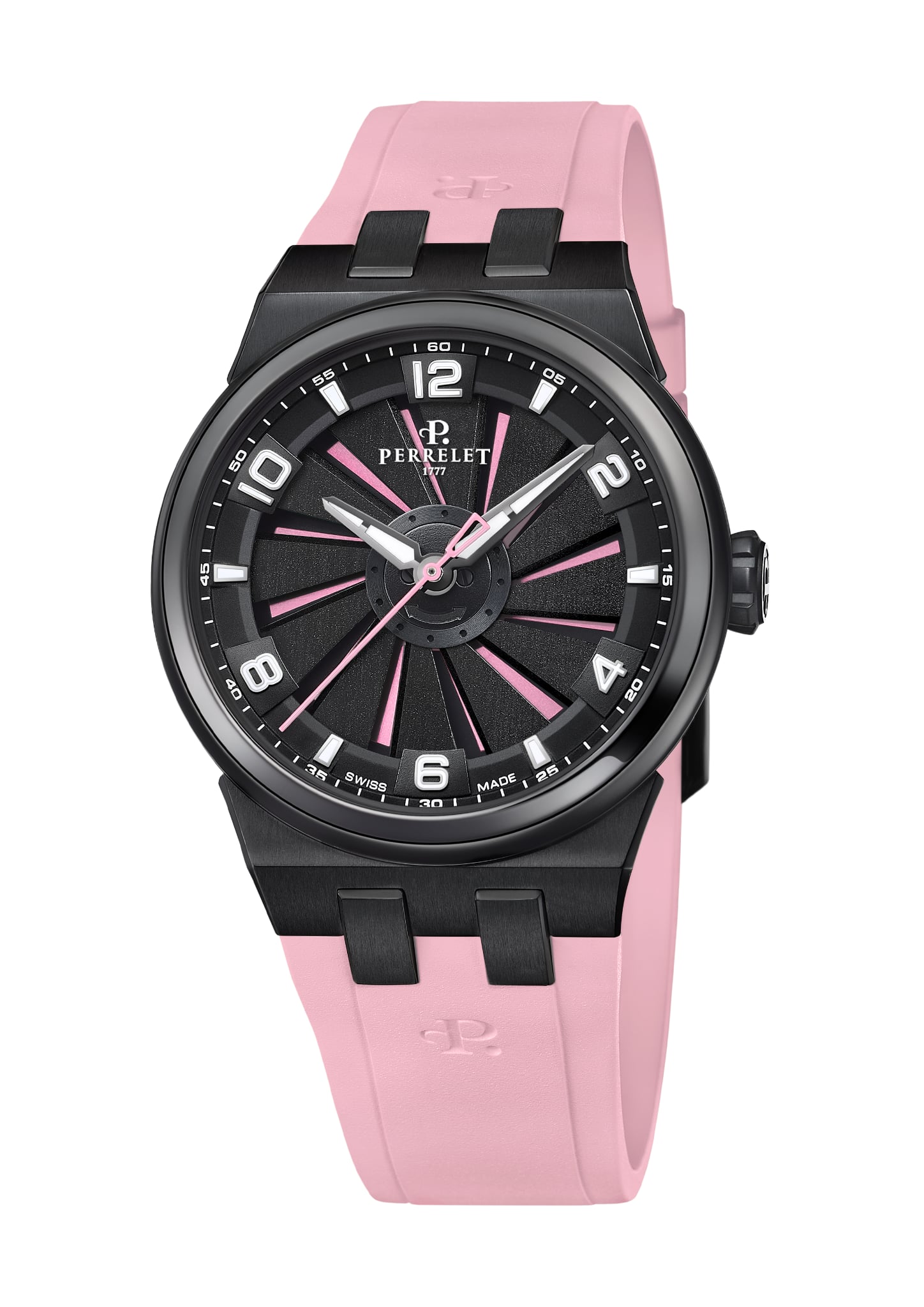 Perrelet Turbine Pink Flamingo 2 Watches World Perrelet Turbine Pink Flamingo 2