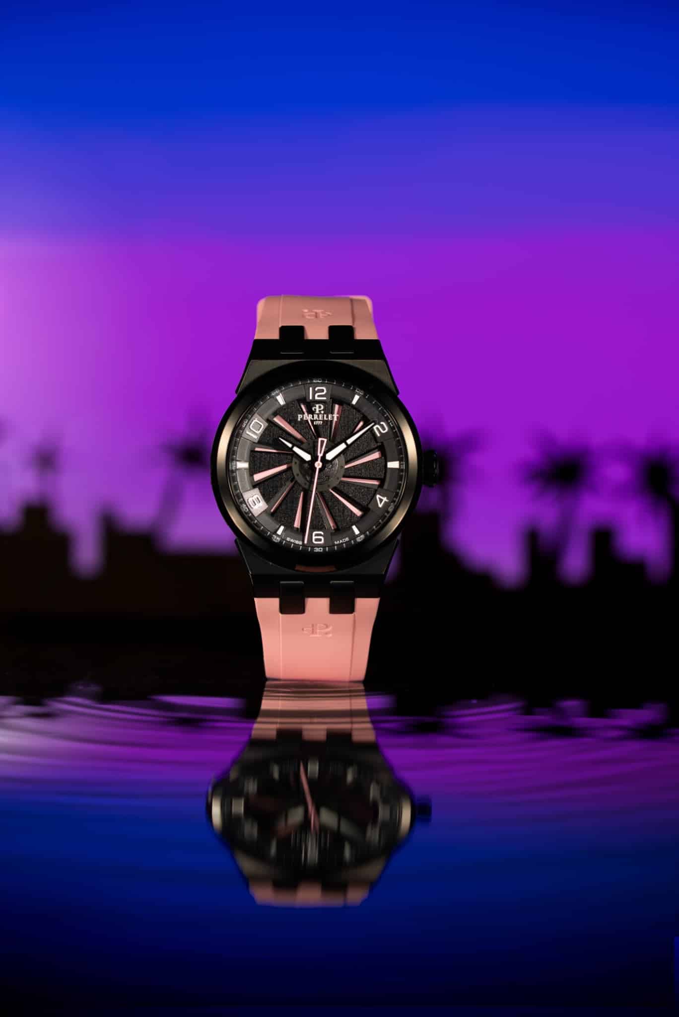 Perrelet Turbine Pink Flamingo 3 Watches World Perrelet Turbine Pink Flamingo 2
