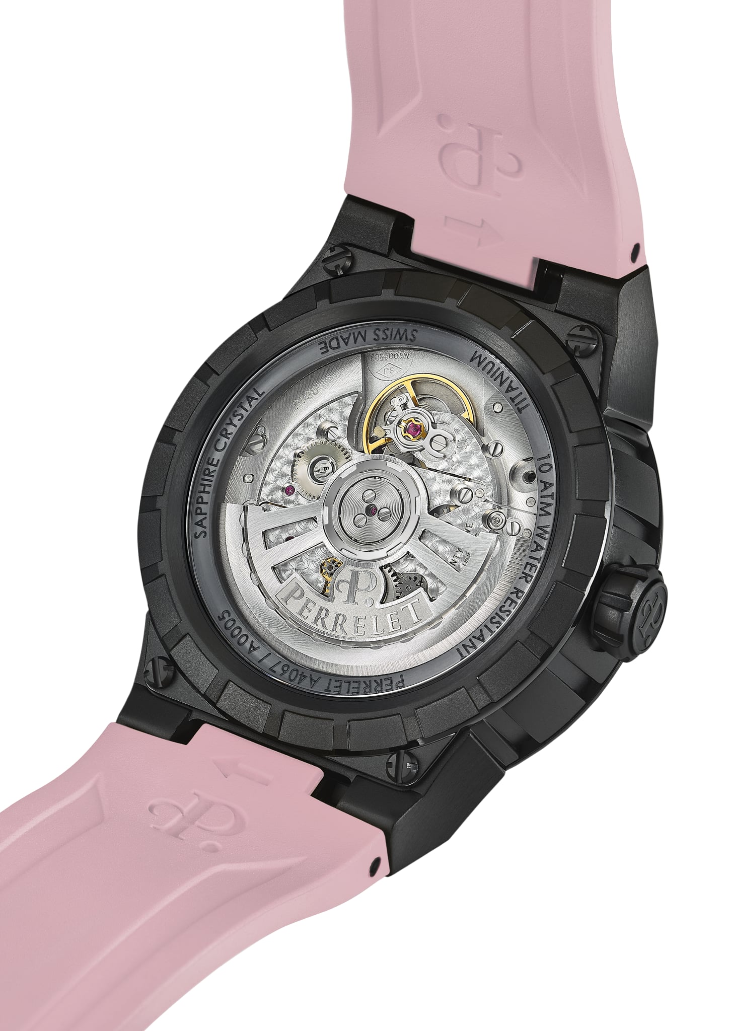 Perrelet Turbine Pink Flamingo 5 Watches World Perrelet Turbine Pink Flamingo 2