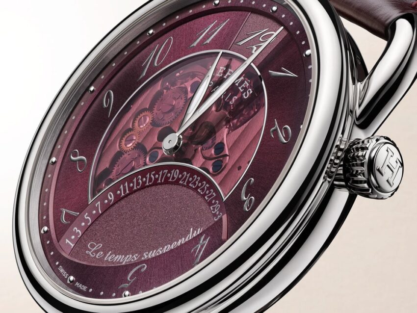 HERMÉSArceau Le temps suspendurojo Watches World HERMÉS Arceau Le temps suspendu rojo