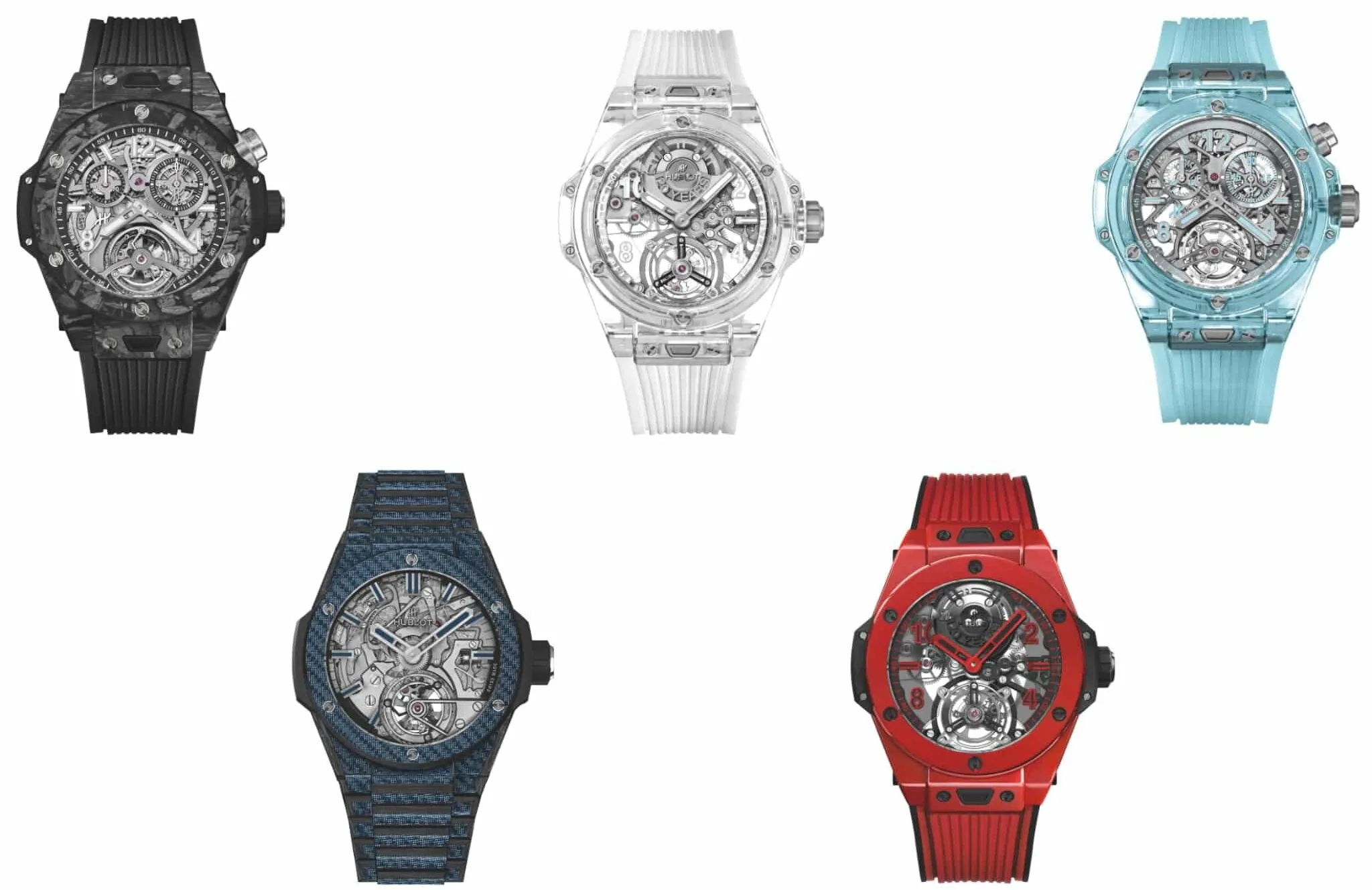 HUBLOT BIG BANG 20TH ANNIVERSARY – MATERIALS & HIGH COMPLICATIONS SET baja