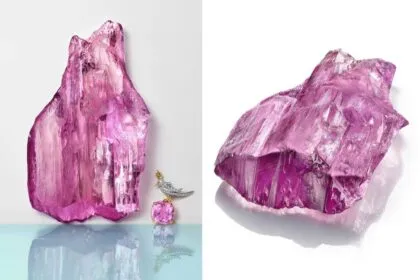 Un legado en rosa: Tiffany & Co. celebra los 60 años de Bird on a Rock con una kunzita de 7,500 quilates