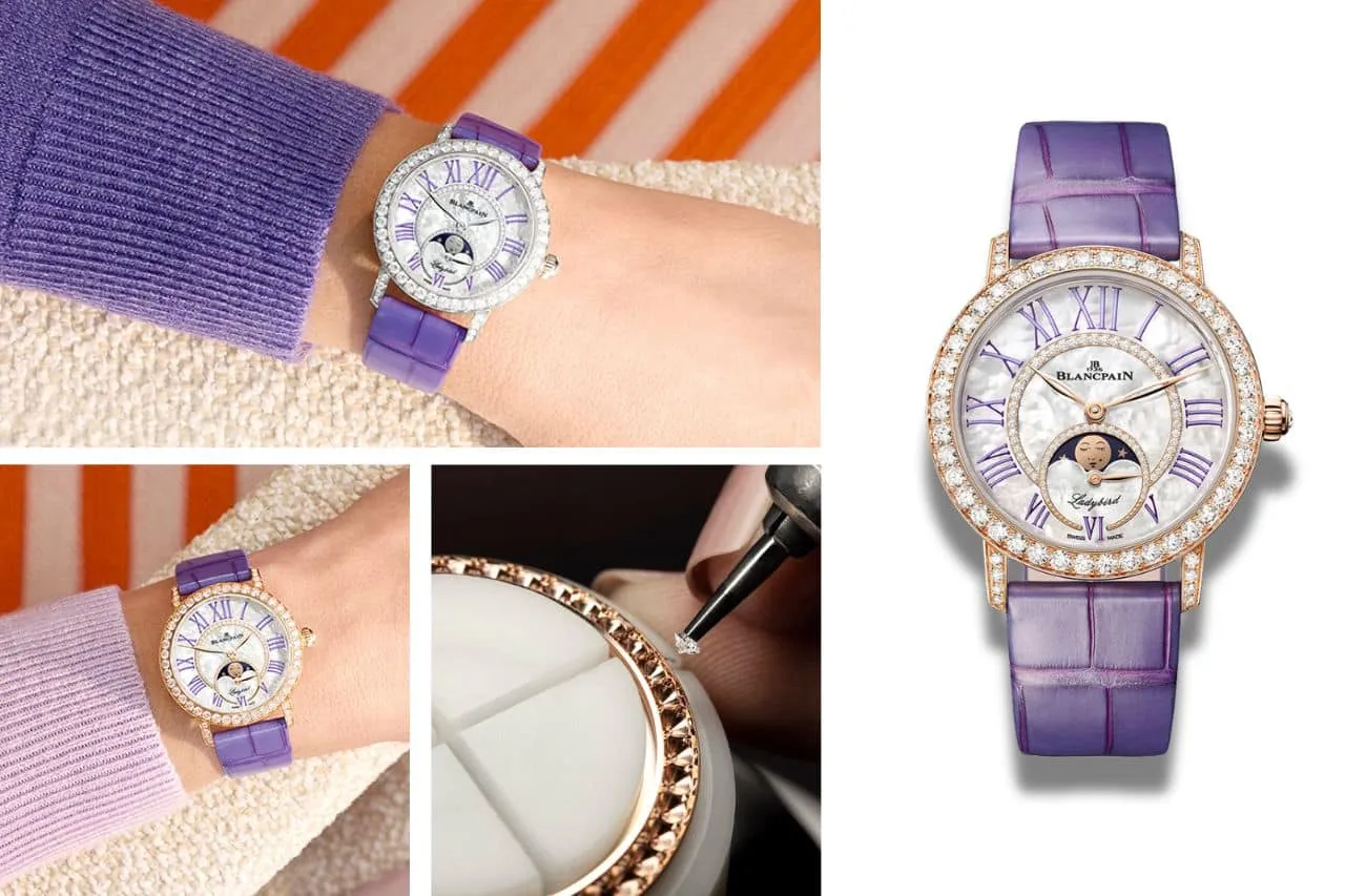 El púrpura real llega a la colección Ladybird Colors de Blancpain